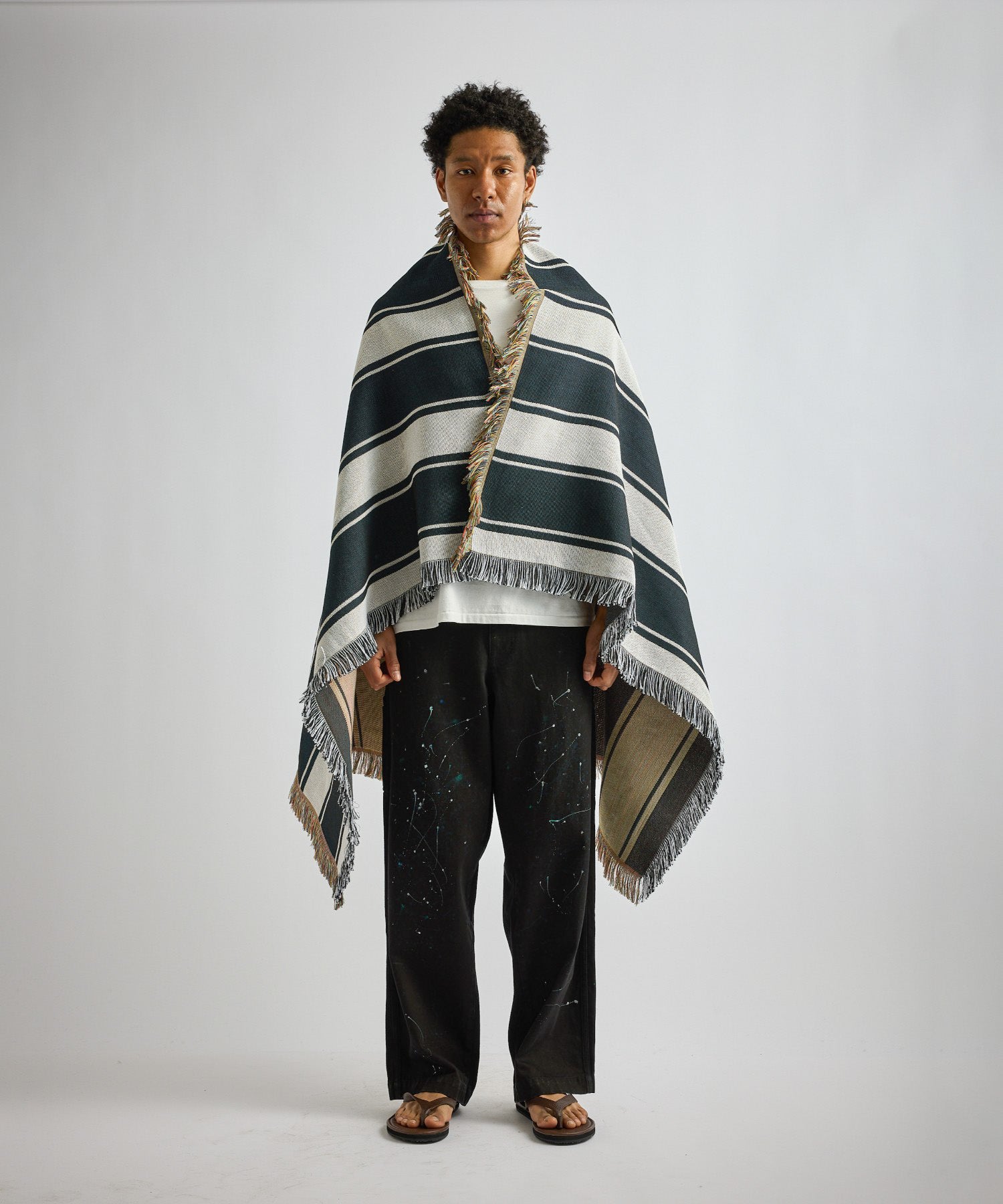 Stripe Beach Throw