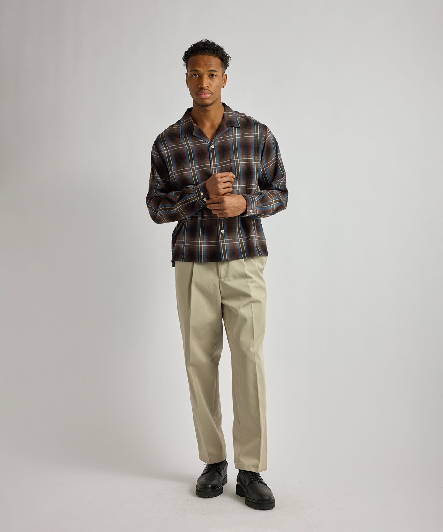 Saturdays NYC Dean One Tuck Pant in Gray