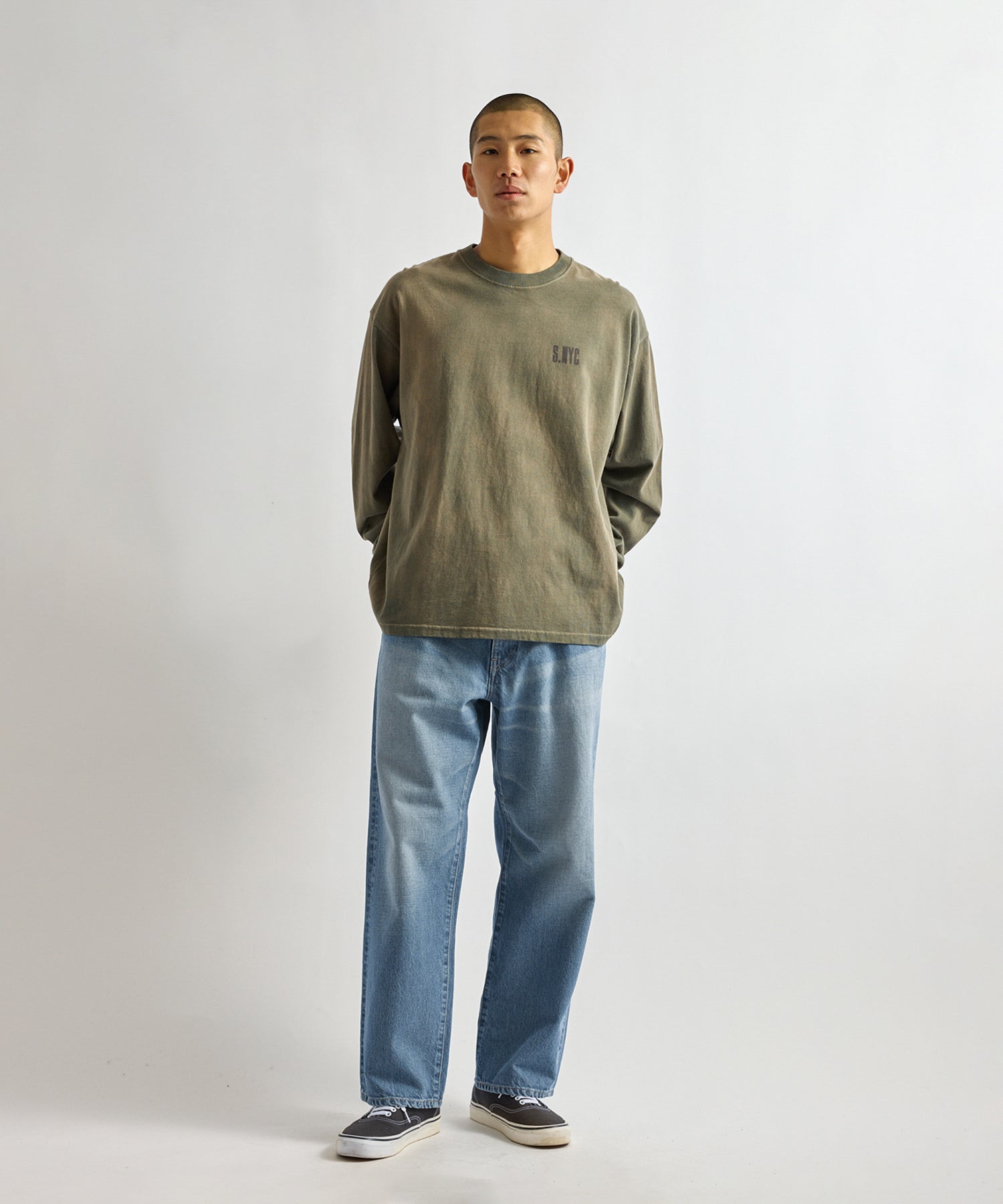 Collegiate Printed Long Sleeve Tee