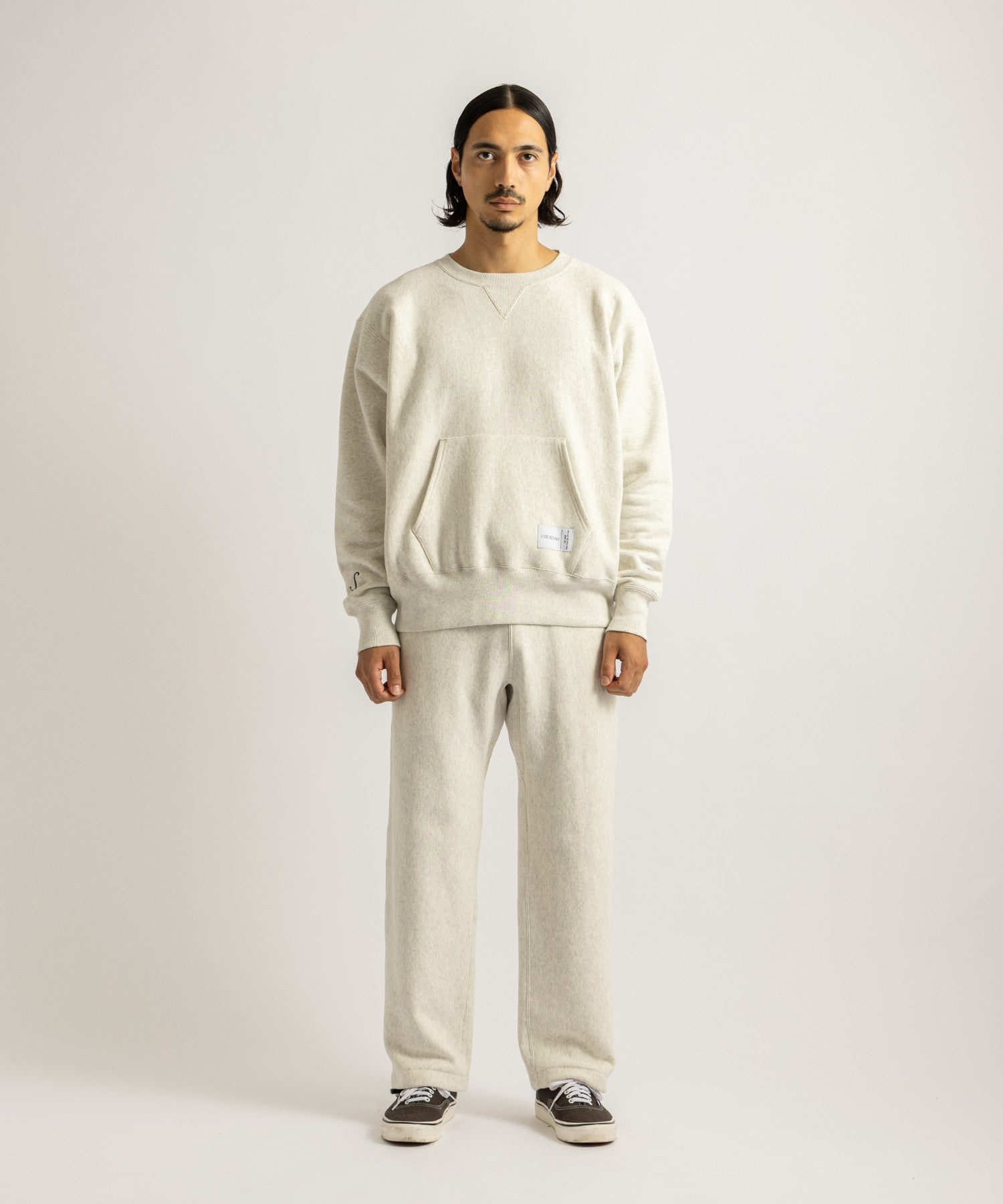 Champion for Saturdays Crewneck Sweatshirt in Oatmeal