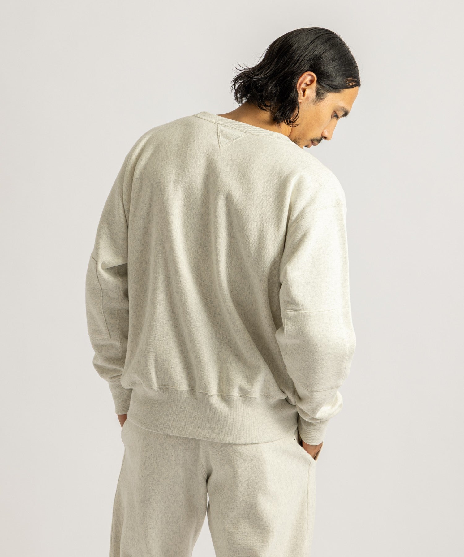 Champion for Saturdays Crewneck Sweatshirt in Oatmeal