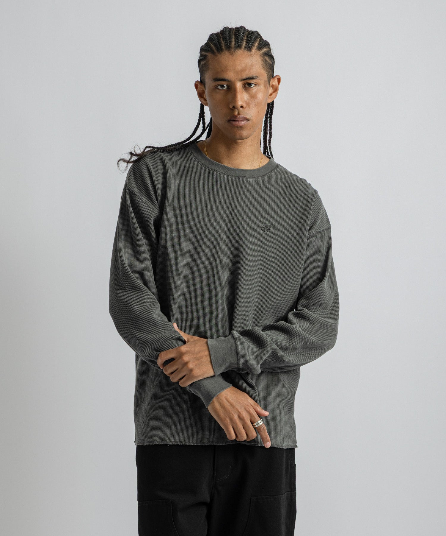SNYC Pigment Waffle Top