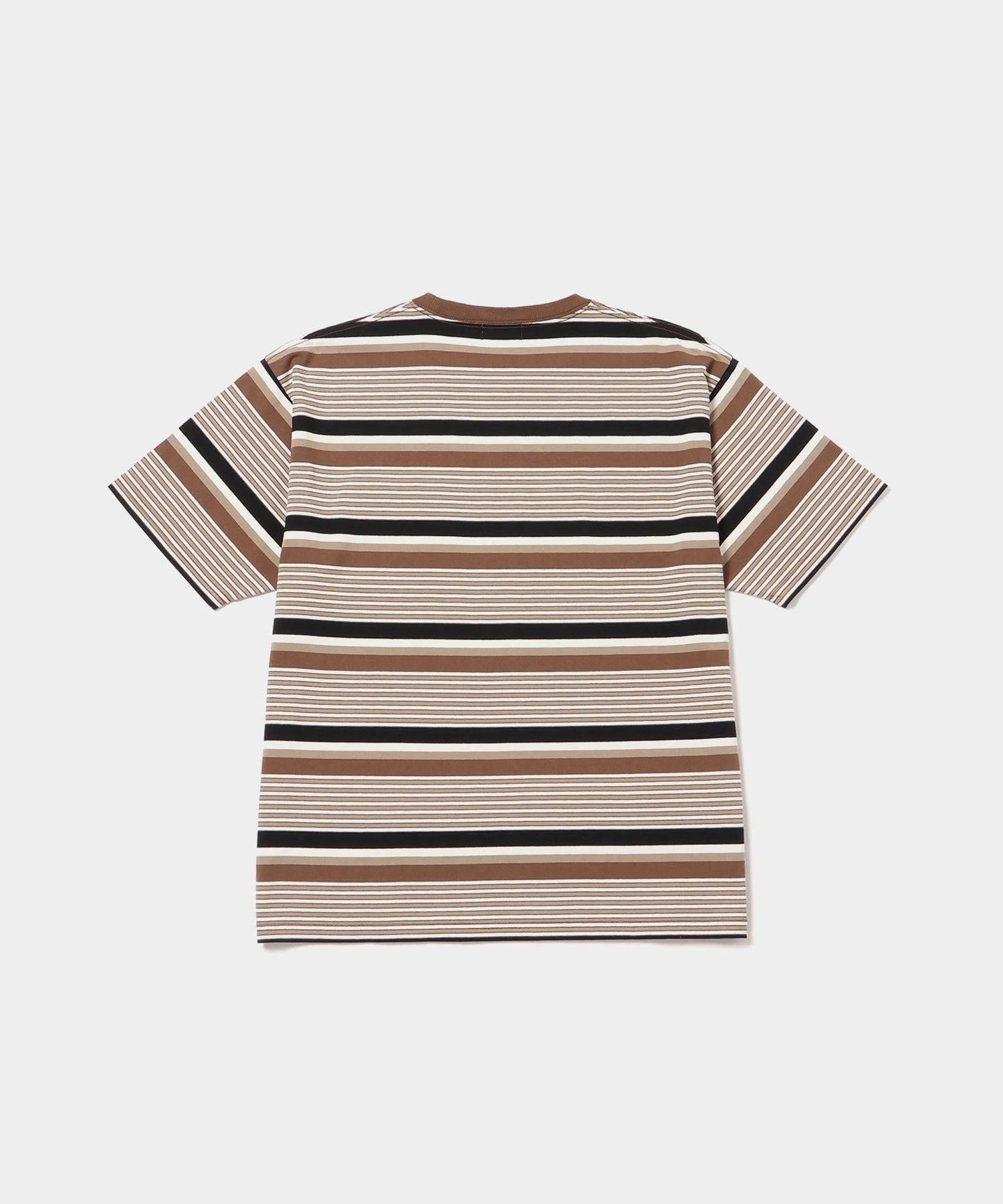 Multi Stripe Relaxed Short Sleeve Tee