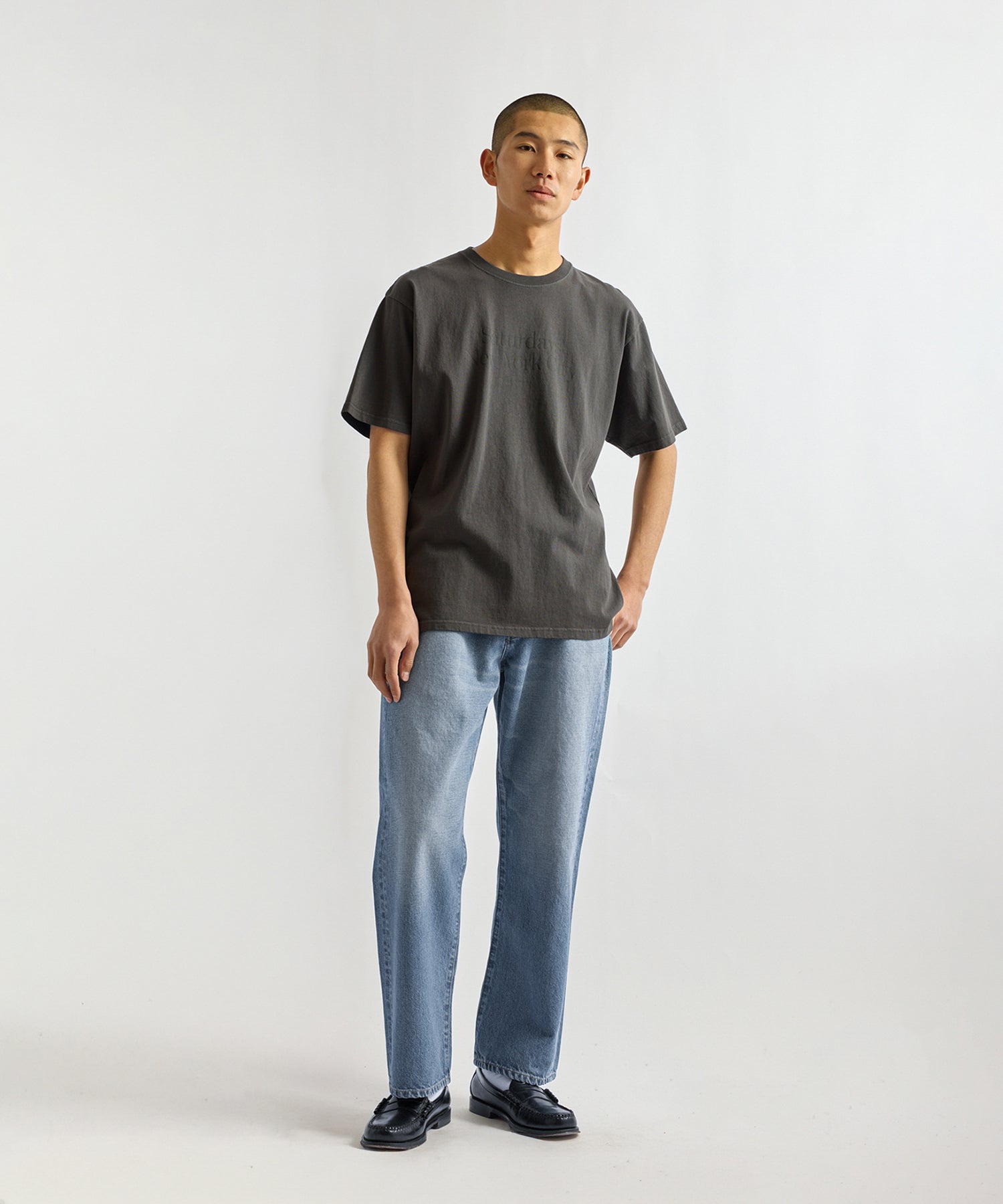 Tobias Straight Washed Denim Pant