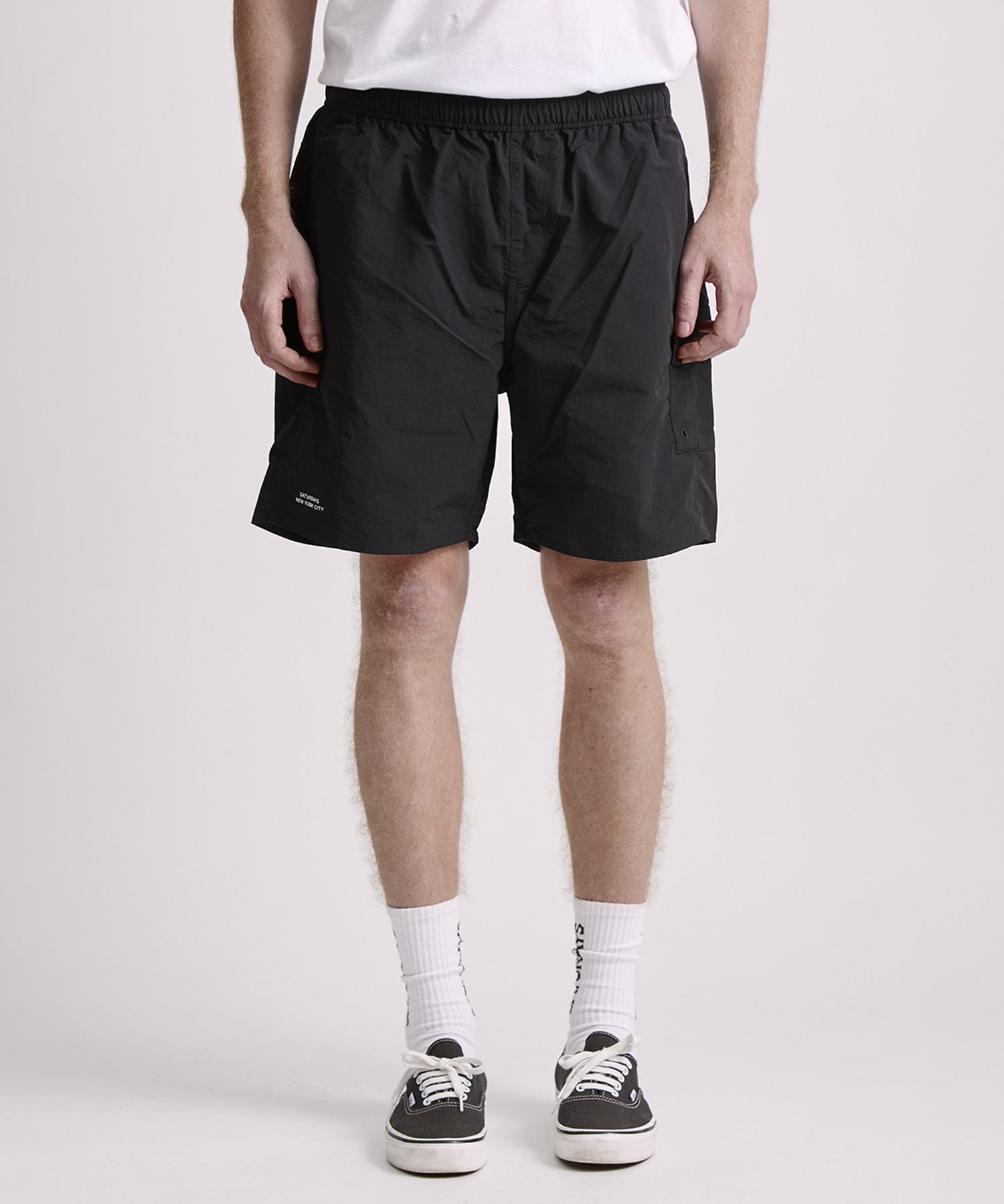Saturdays NYC Danjo Cargo Swim Short in Black