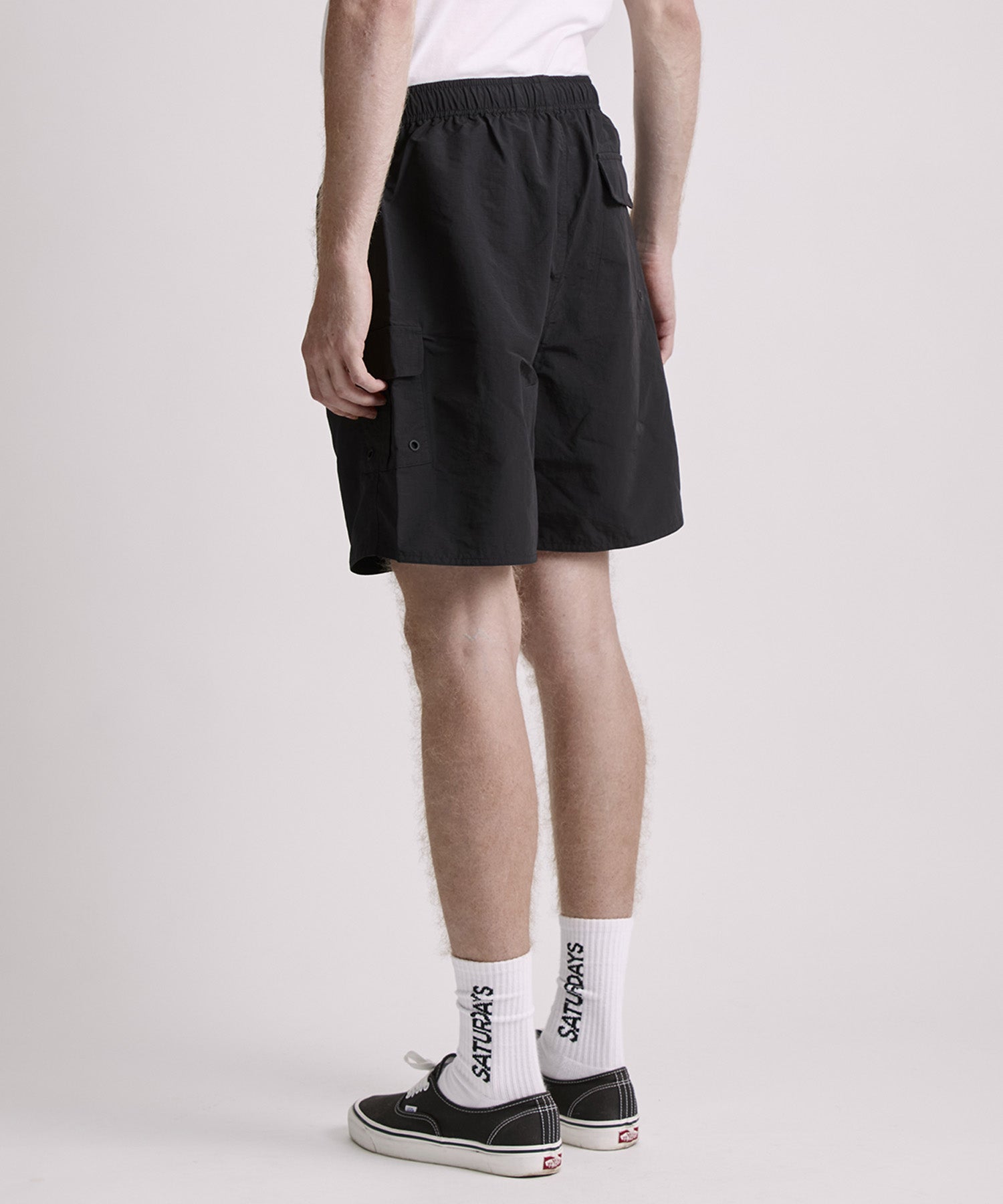Saturdays NYC Danjo Cargo Swim Short in Black