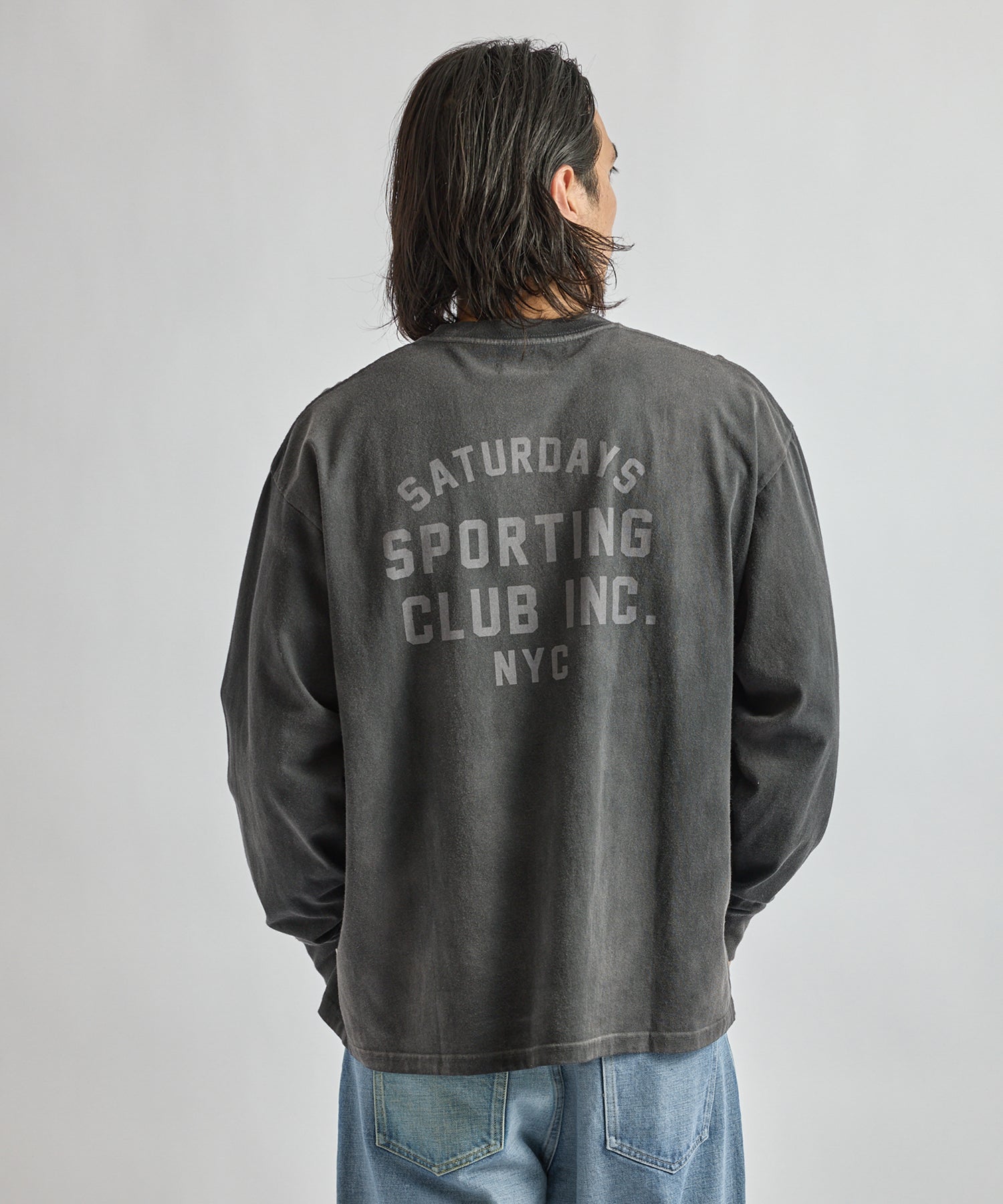 Collegiate Printed Long Sleeve Tee