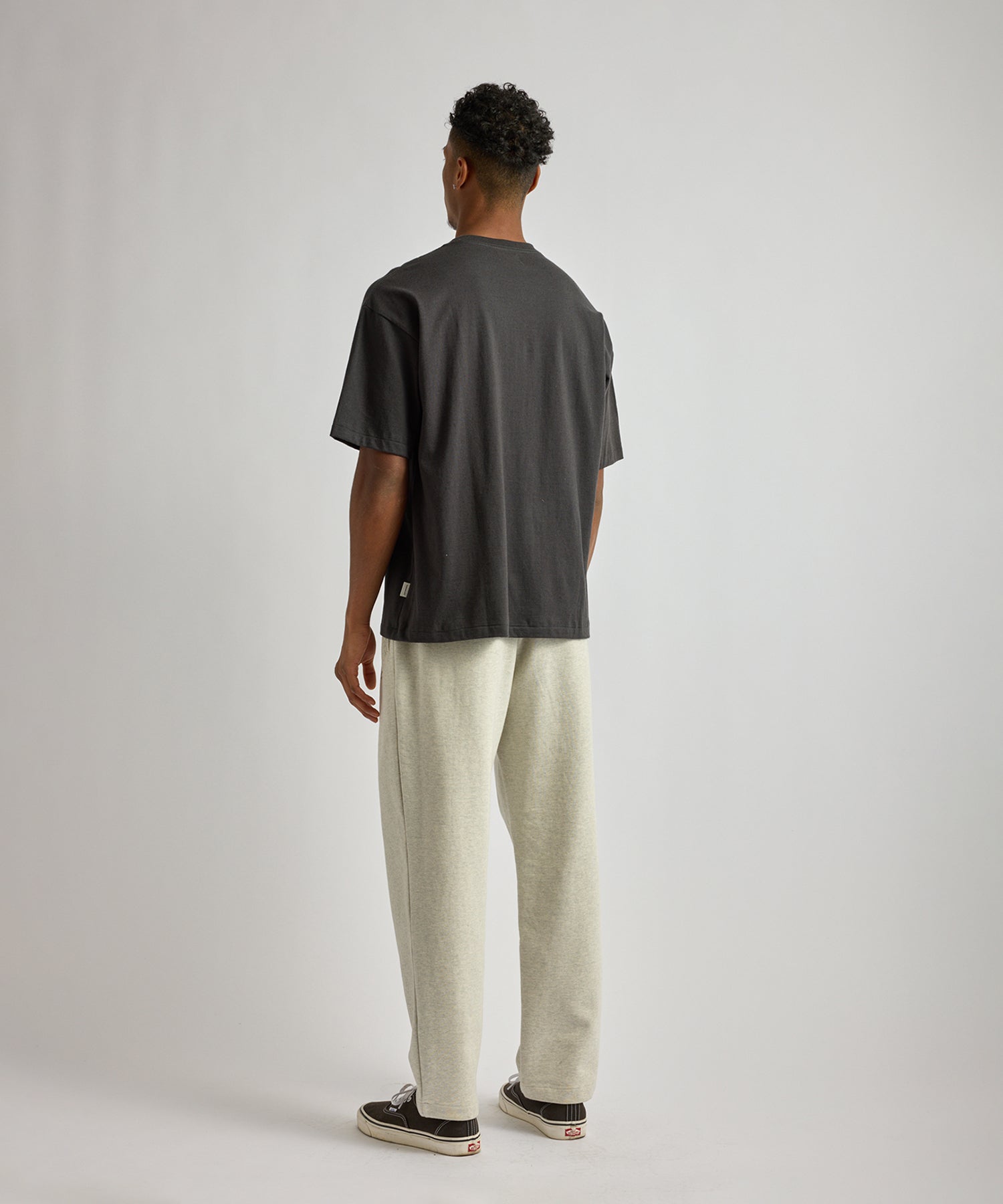 Saturdays NYC Hemp S.NYC Short Sleeve Tee in Charcoal