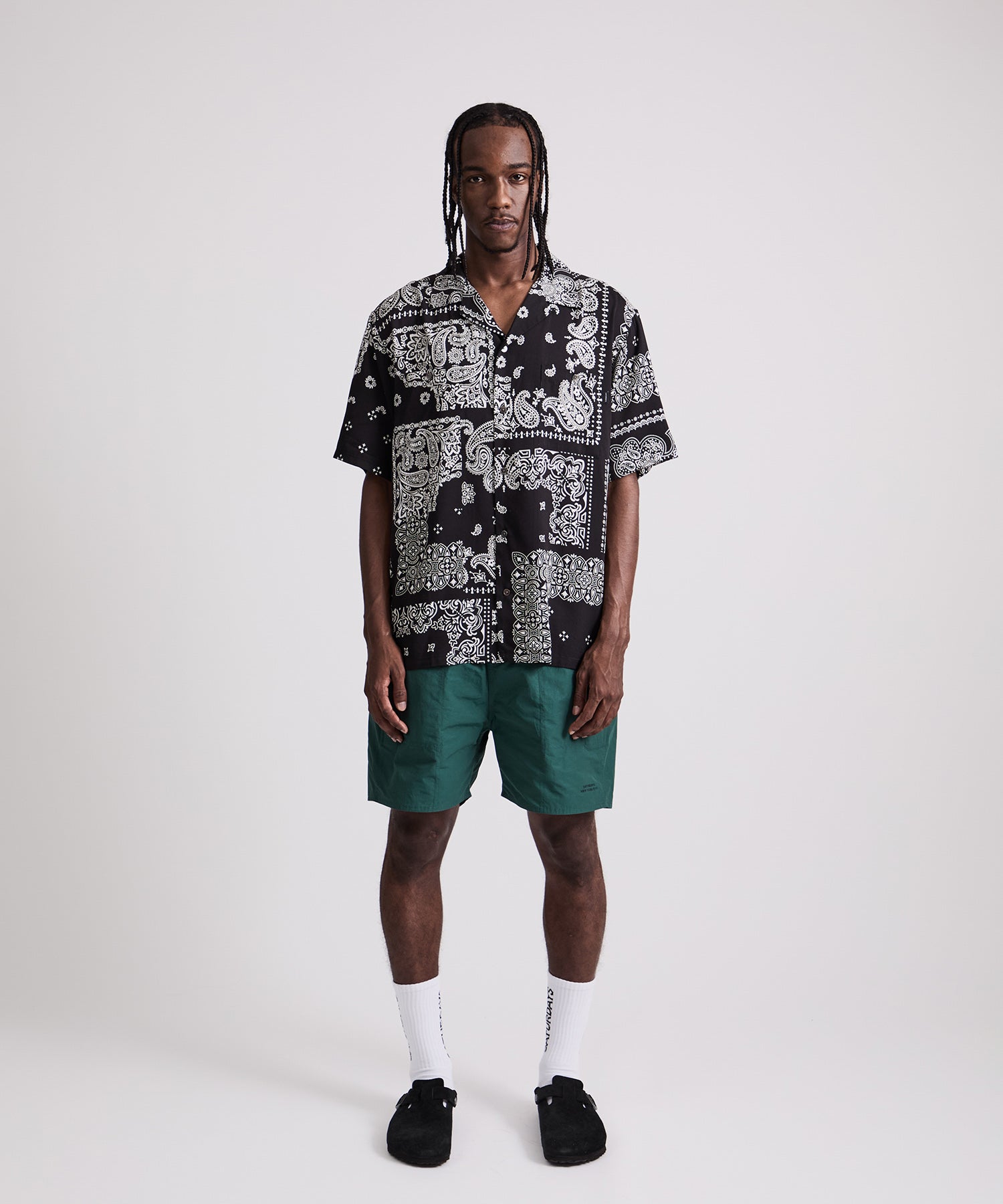 MIYAGIHIDETAKA x Saturdays Bandana Short Sleeve Shirt