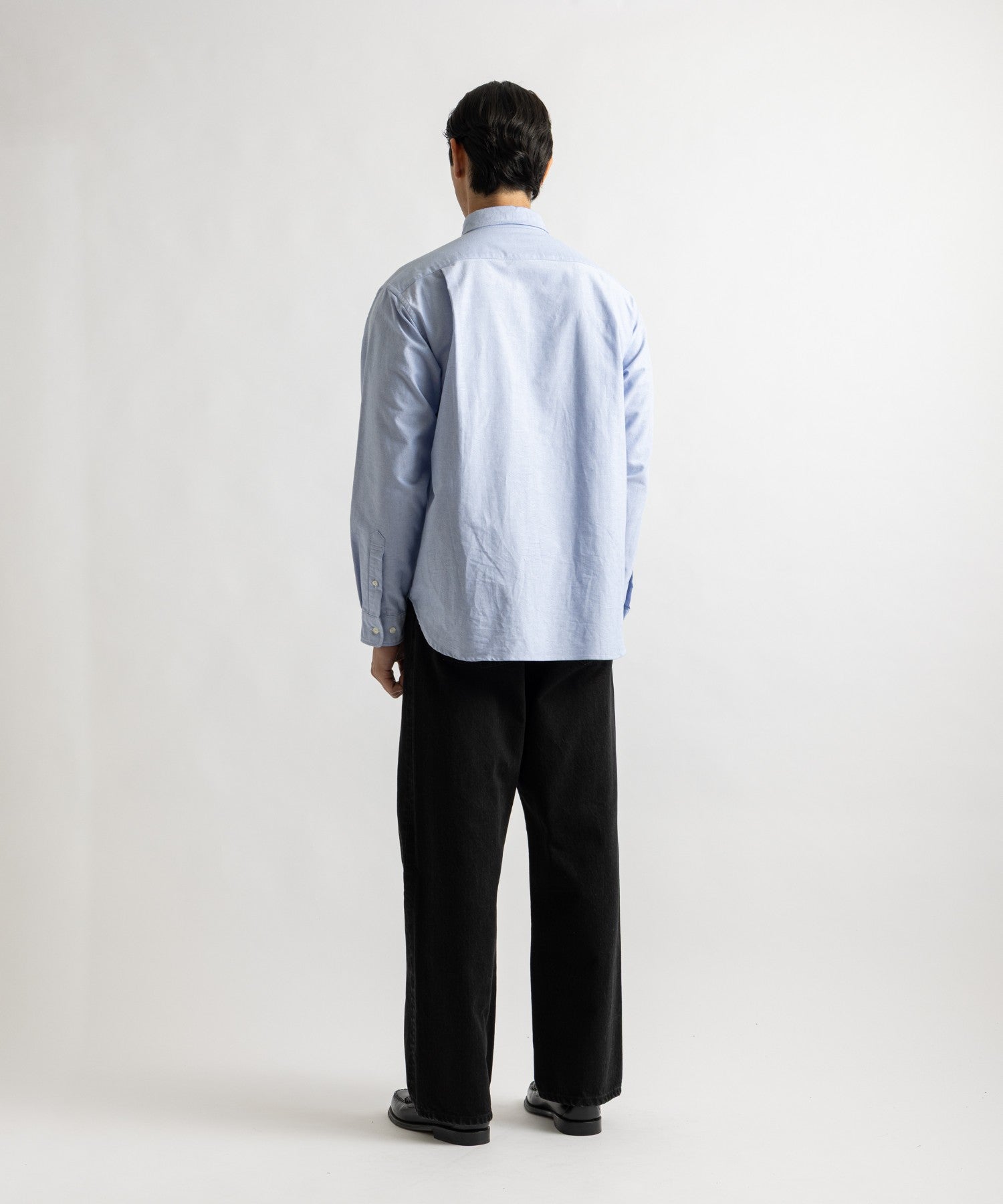 Saturdays NYC New Crosby Oxford Shirt in Light Blue