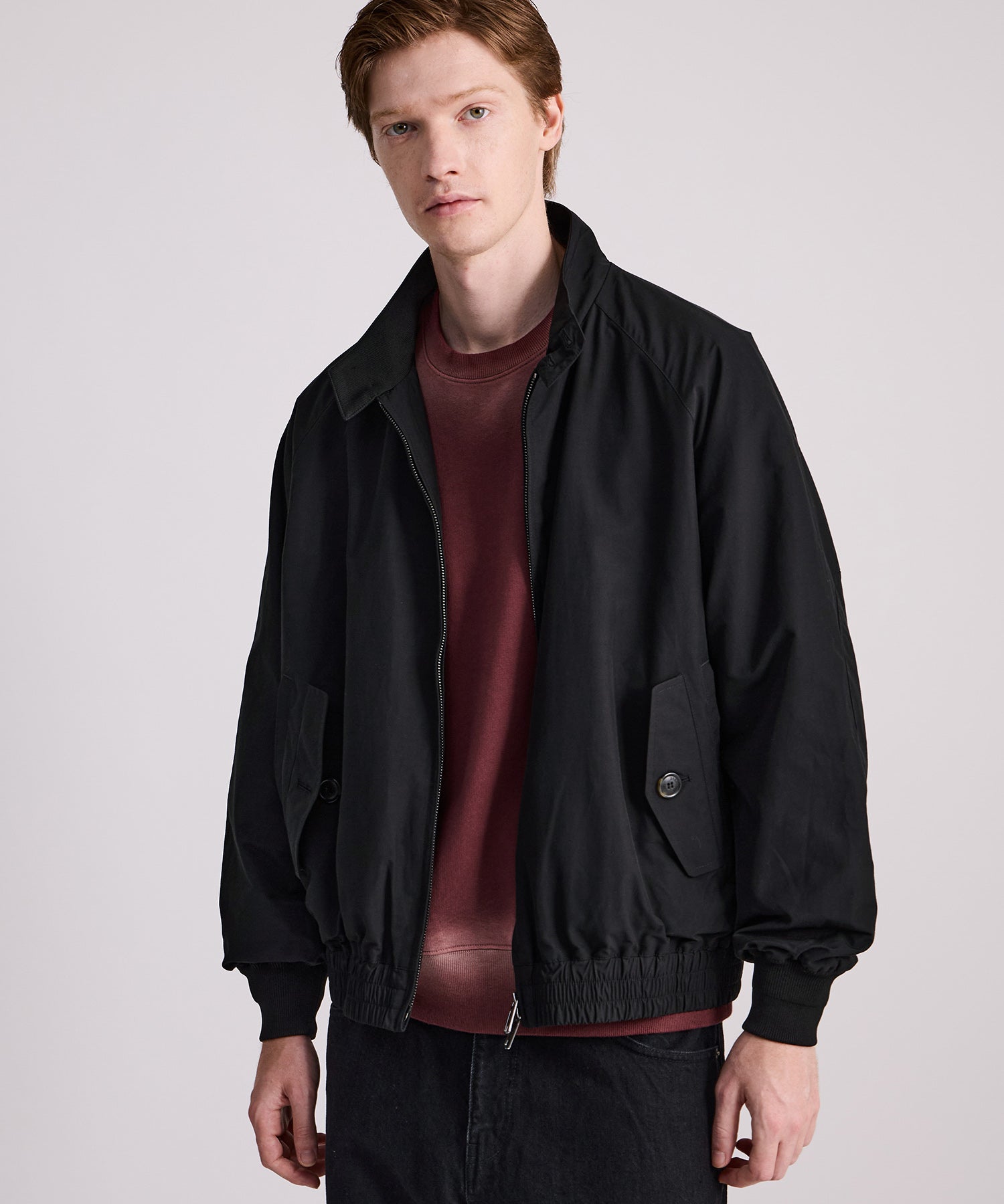 Saturdays NYC Baracuta x Saturdays Harrington Jacket in Black