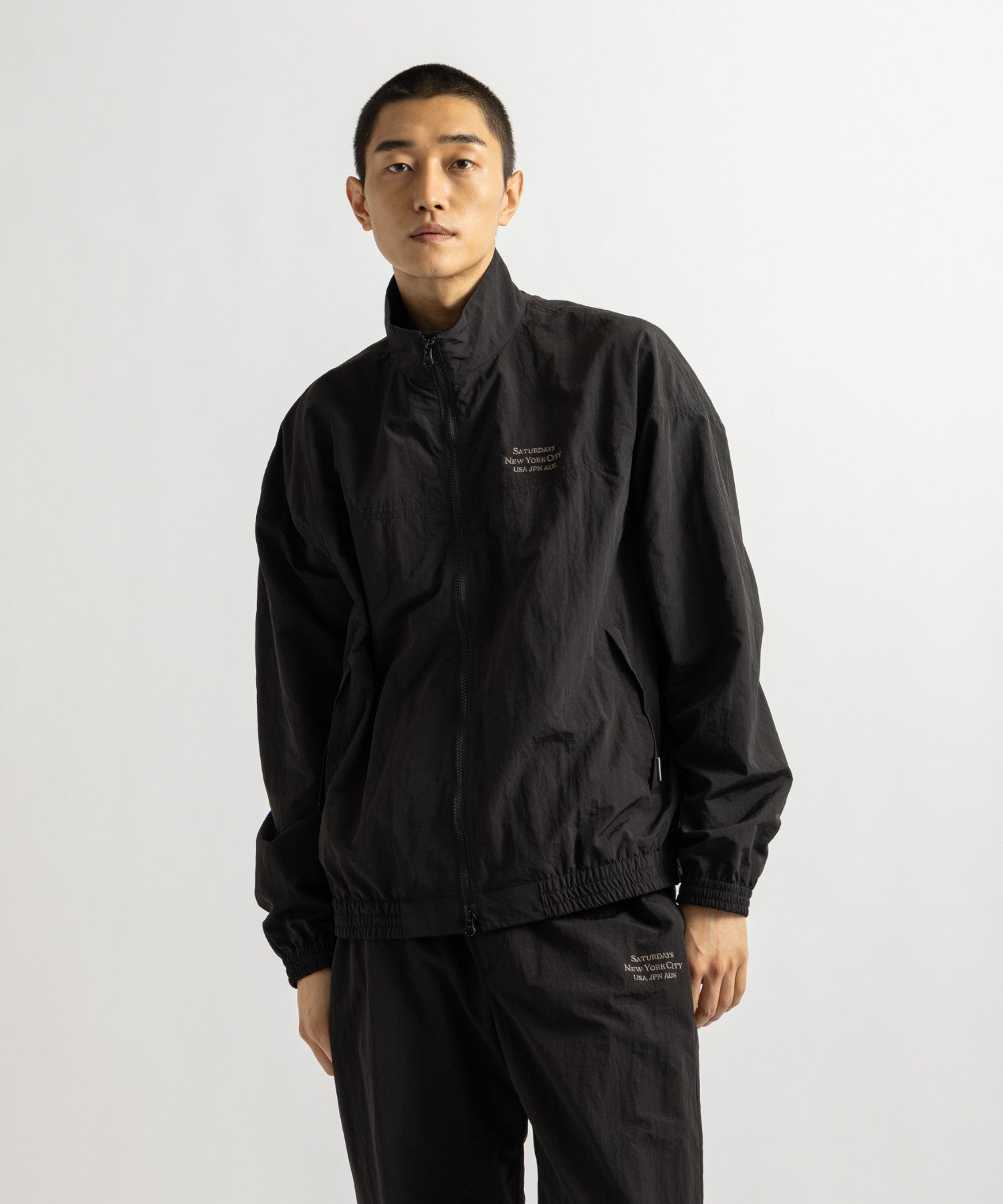Saturdays NYC Everett International Training Jacket in Black