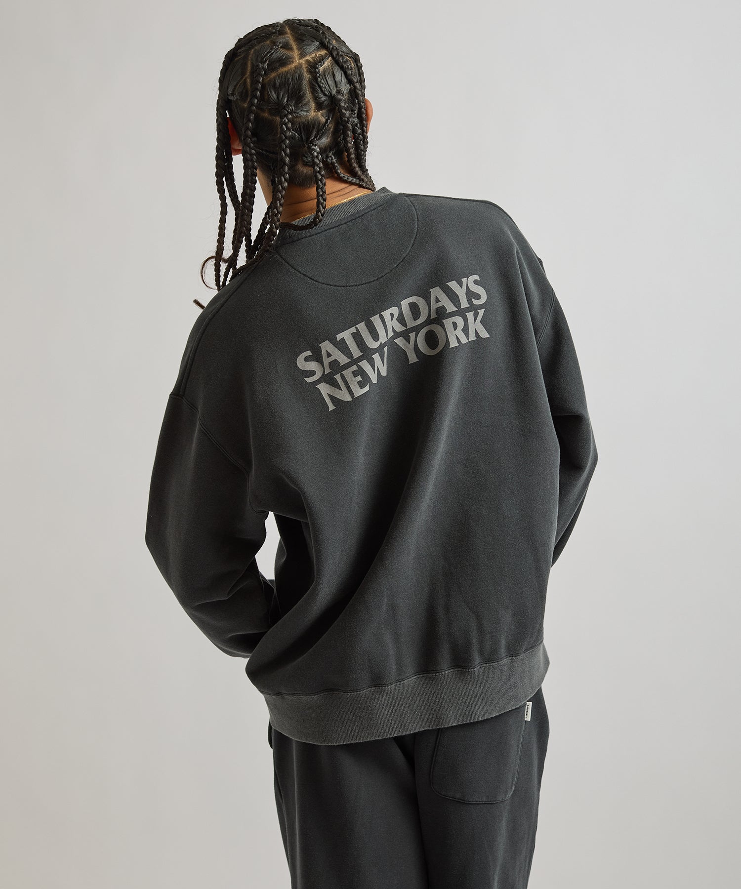 Ari Relaxed Ozone Washed Sweatshirt