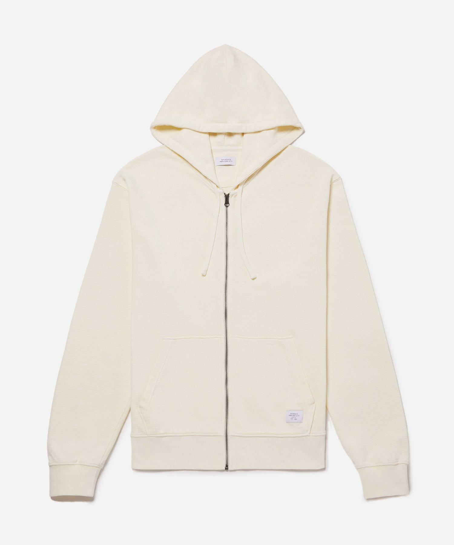 White zipper hoodie new arrivals