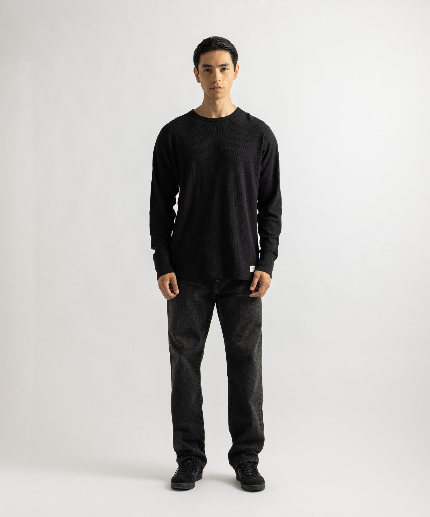Saturdays NYC Nate Vintage Narrow Denim Pant in Fade Black