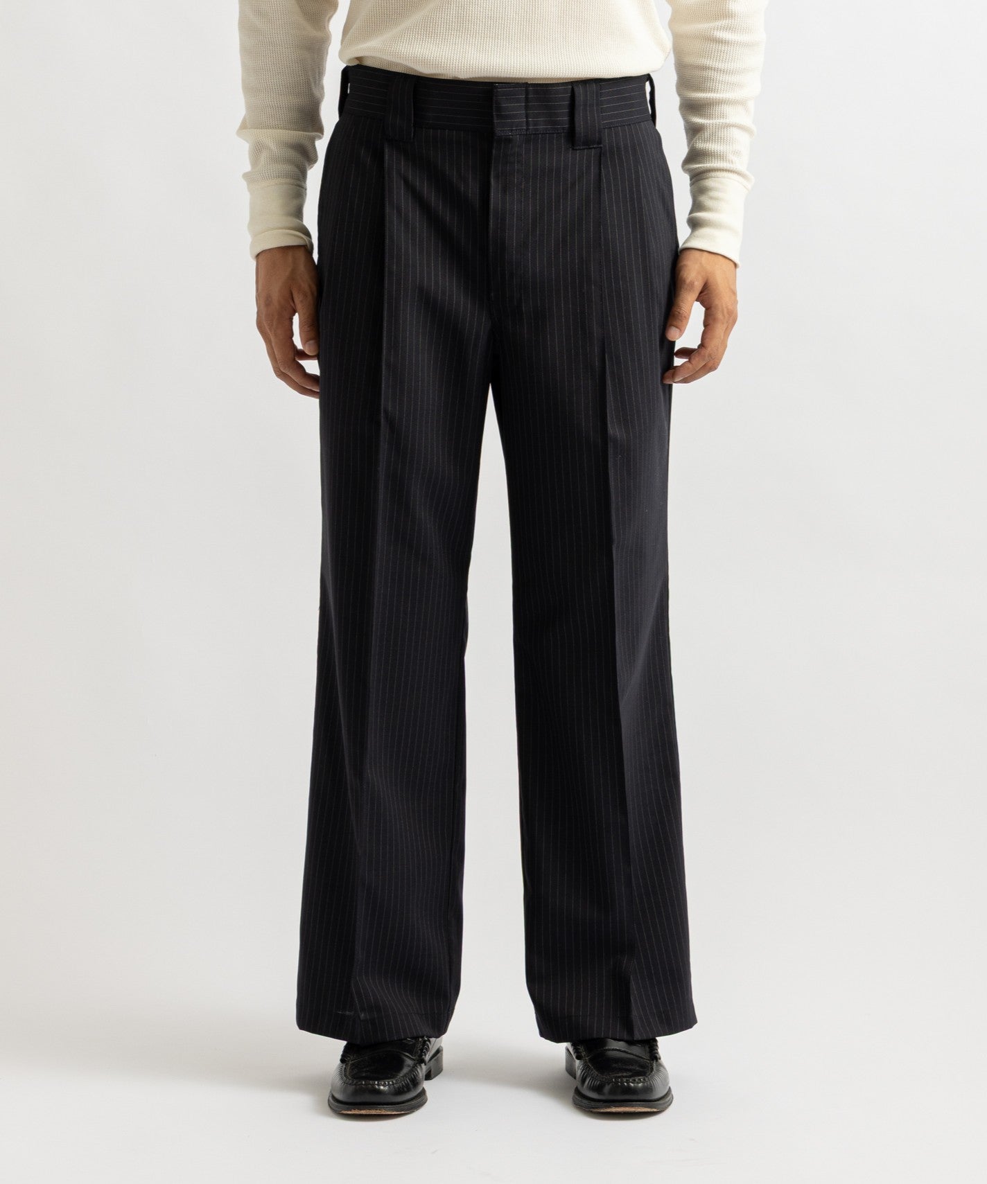 Dickies® x Saturdays NYC 875 Slacks in Navy Stripe