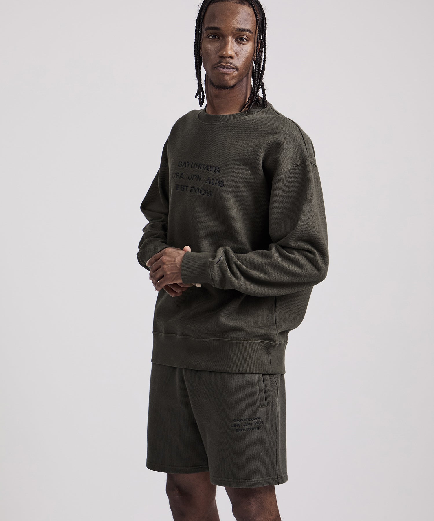 Bowery Dobby Weave International Sweatshirt