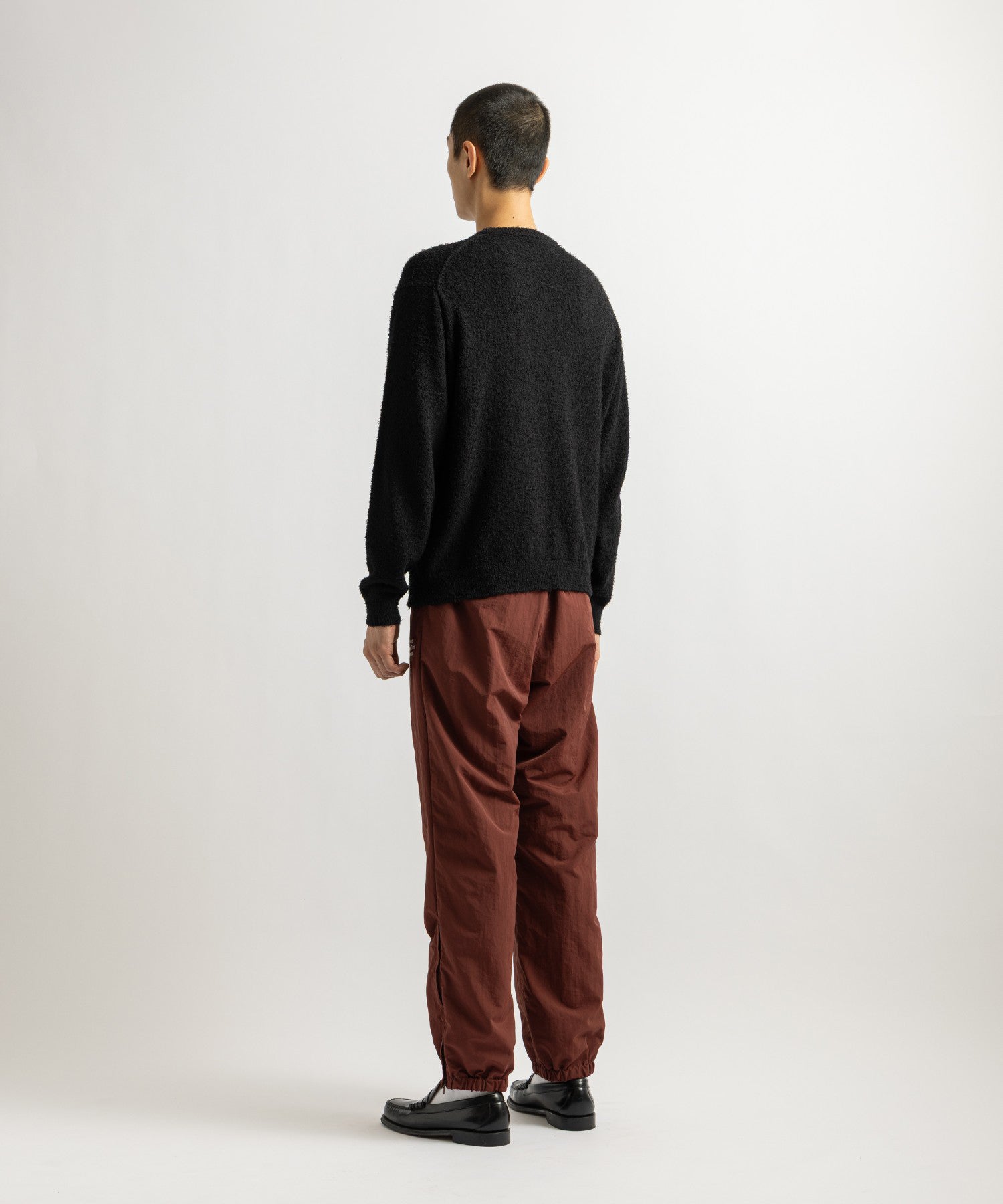 Saturdays NYC Greg Loop Yarn Sweater in Black