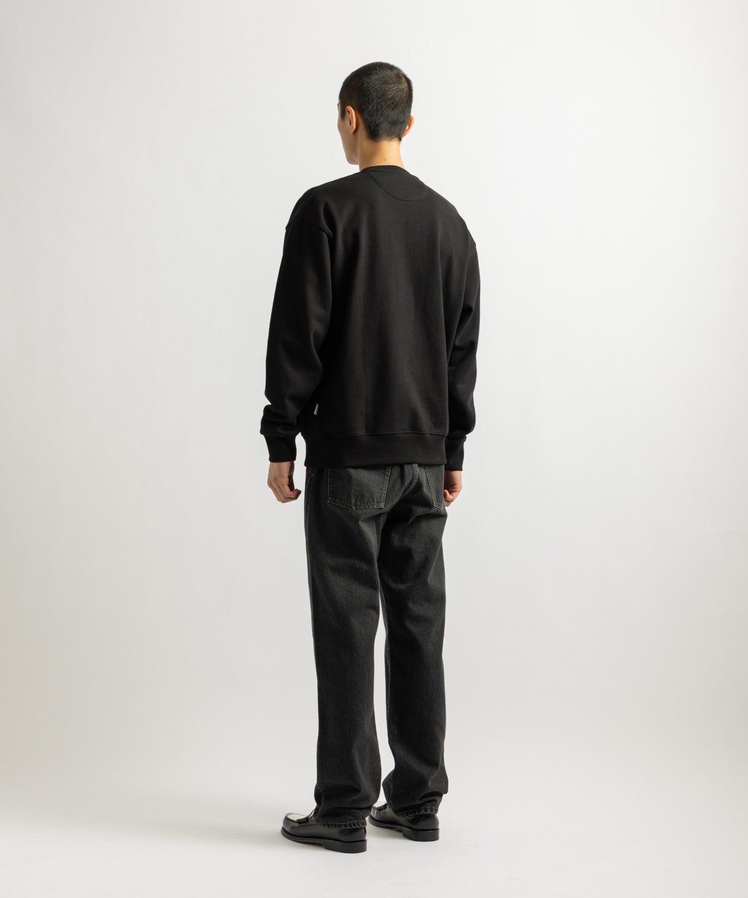 Saturdays NYC Bowery Miller Standard Sweatshirt in Black