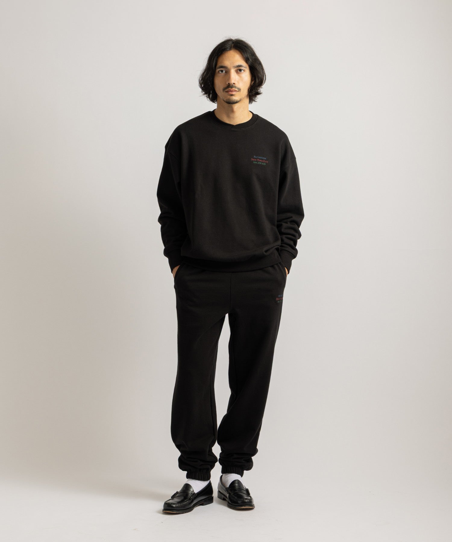 Saturdays NYC Abrams Sweatpant in Black