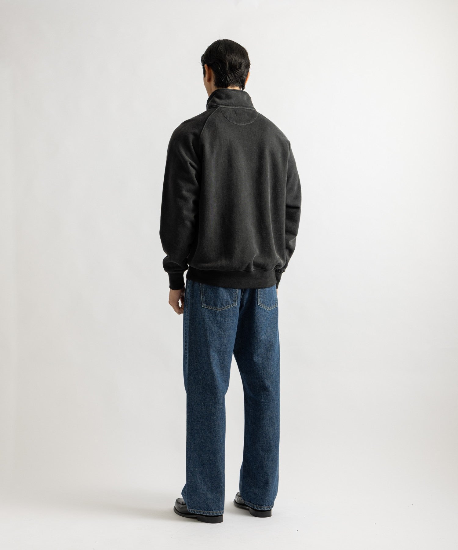 Saturdays NYC K.K Pullover Sweatshirt in Fade Black