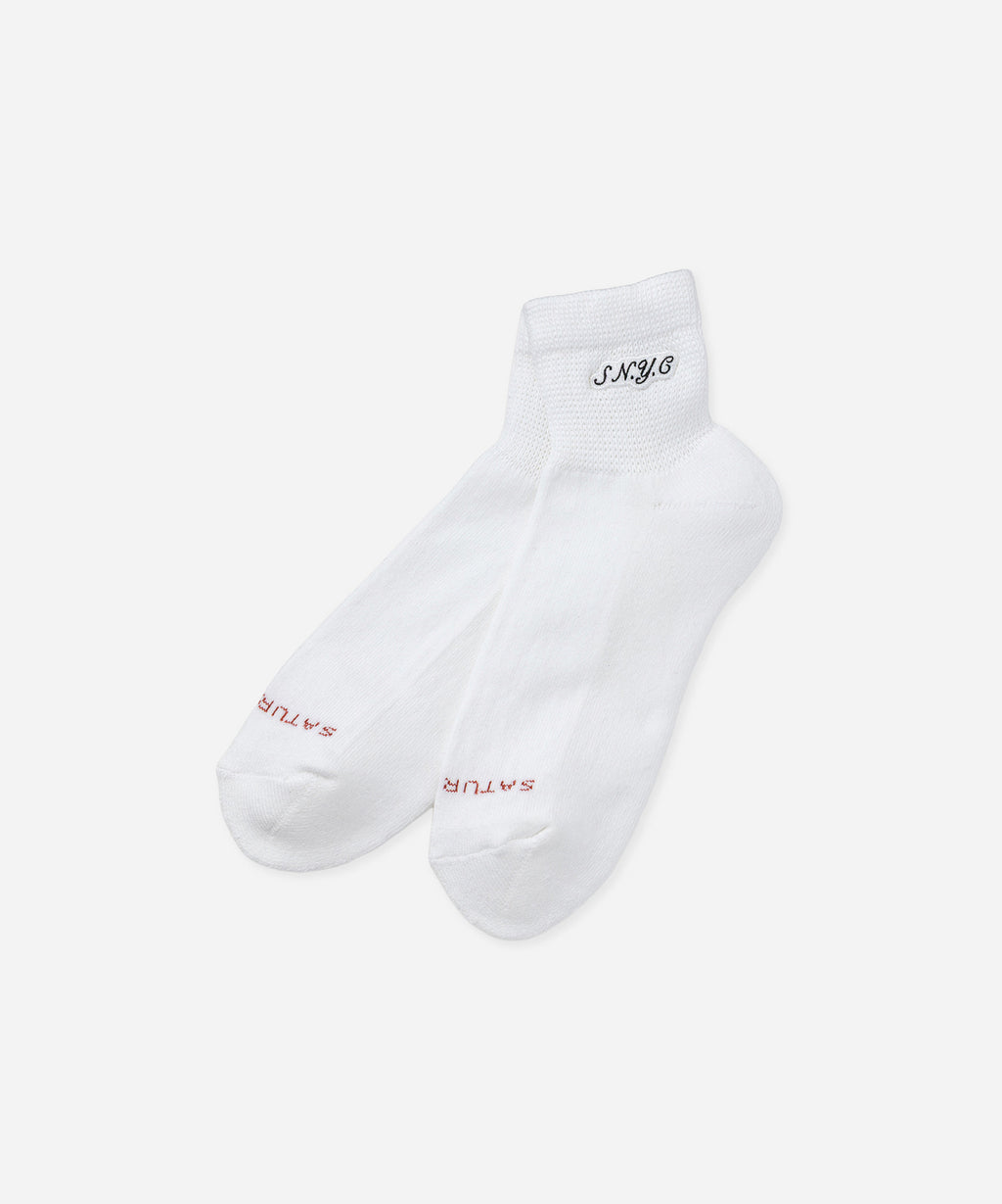 Saturdays NYC S.NYC Quarter Sock in White