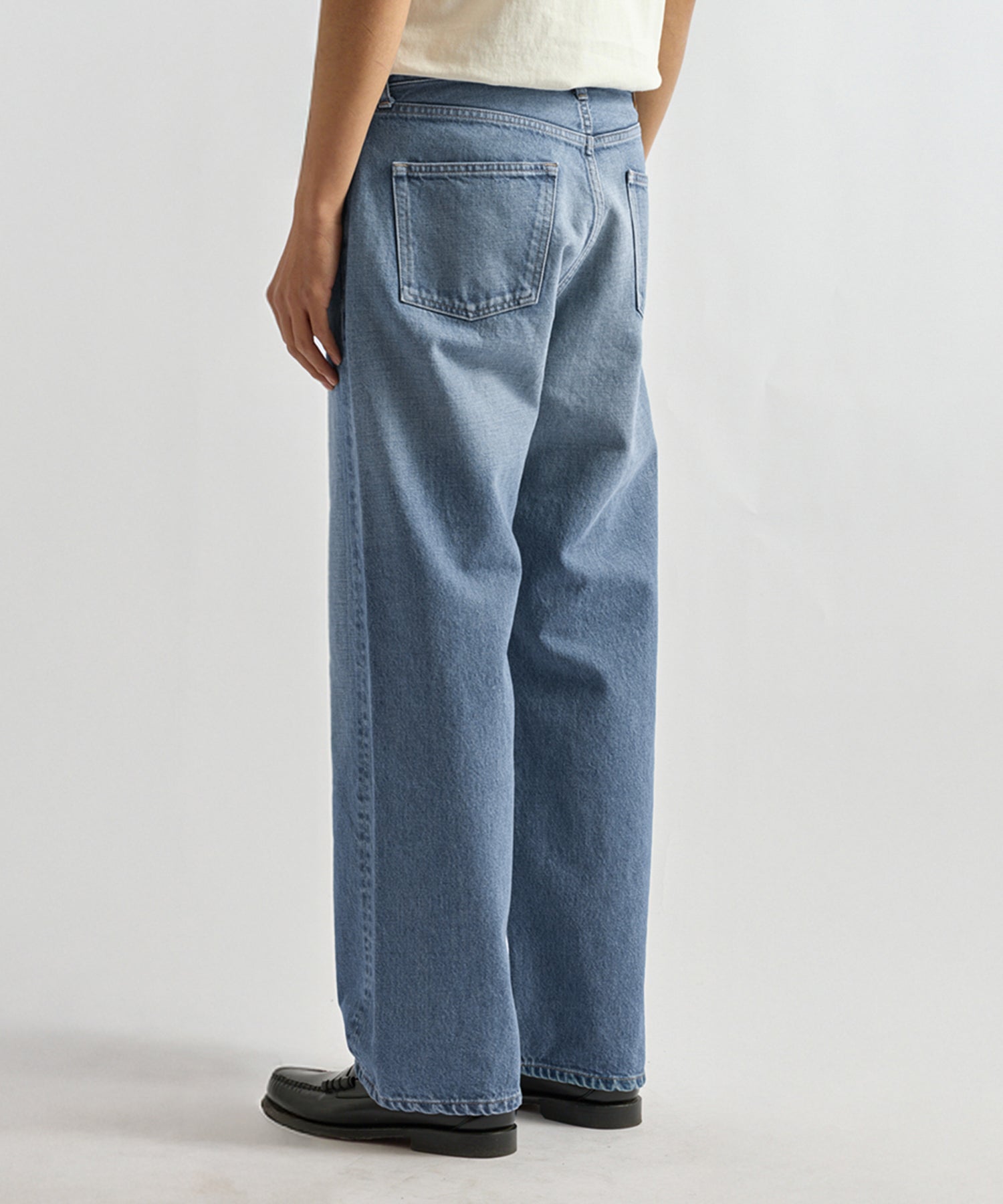 Tobias Straight Washed Denim Pant