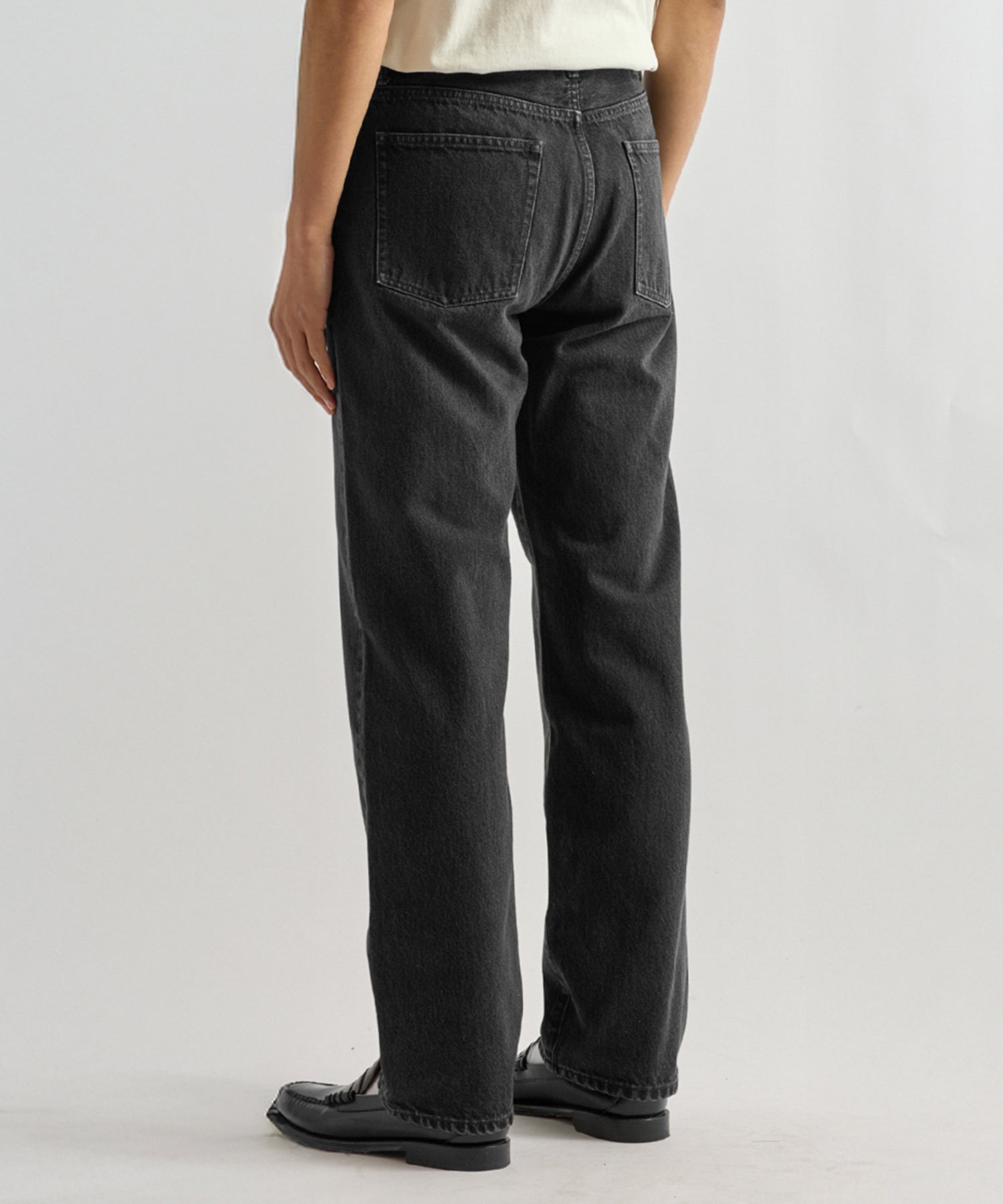 Saturdays NYC Nate Vintage Narrow Denim Pant in Fade Black