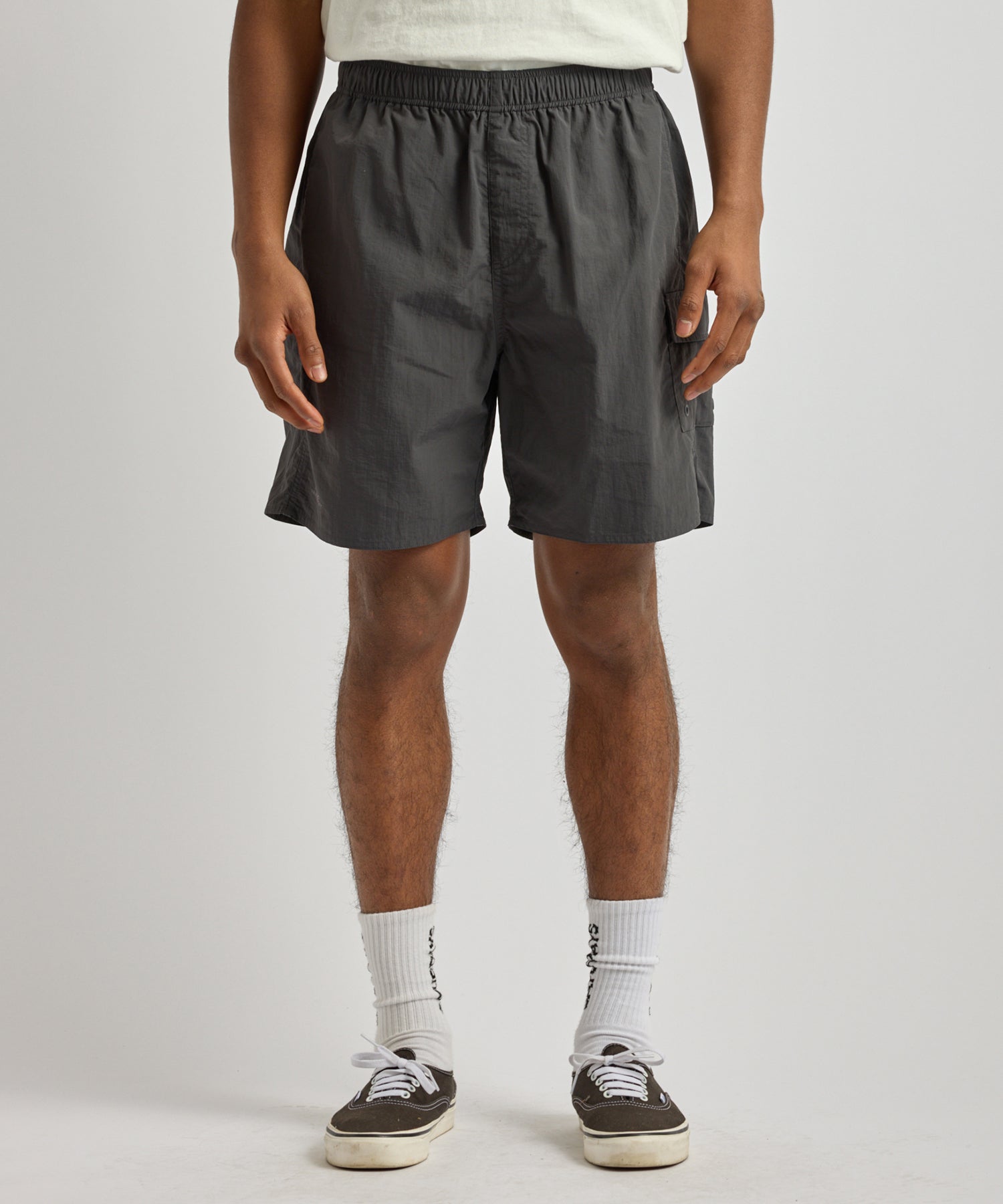 Saturdays NYC Danjo Cargo Swim Short in Charcoal