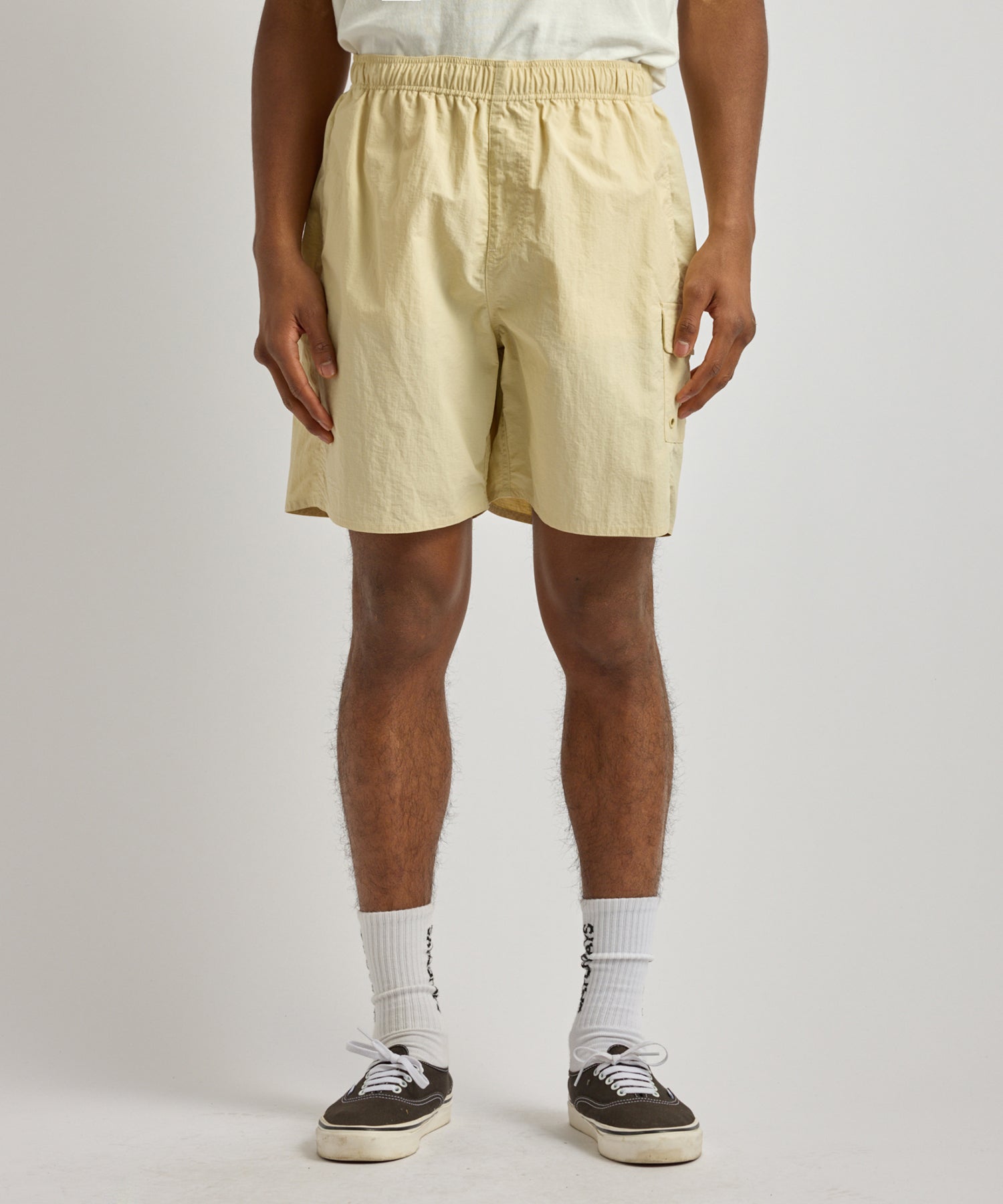 Saturdays NYC Danjo Cargo Swim Short in Ivory