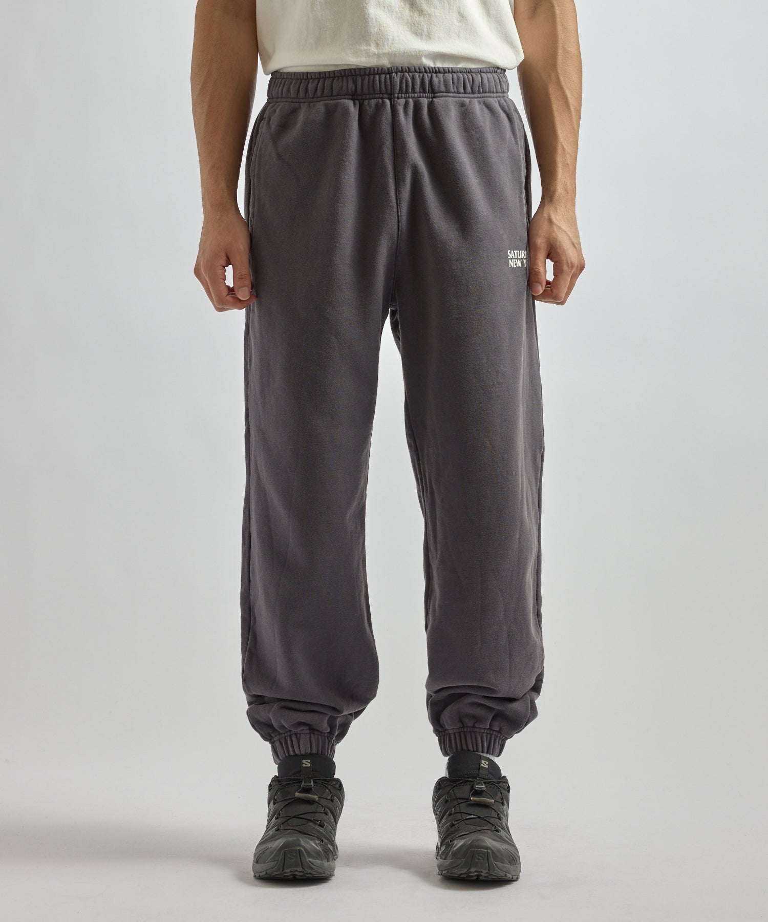 Saturdays NYC Abrams Ozone Washed Sweatpant in Navy