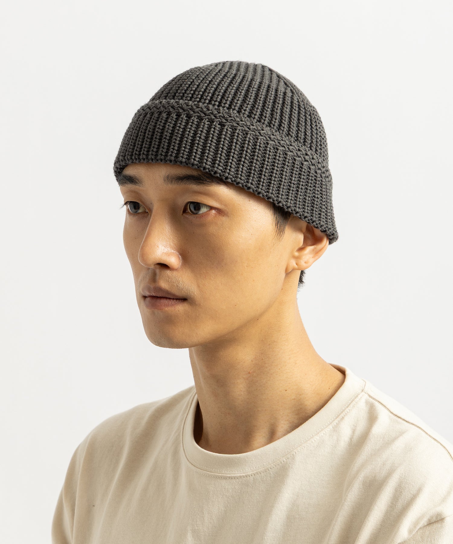 Saturdays NYC Rib Beanie in Charcoal