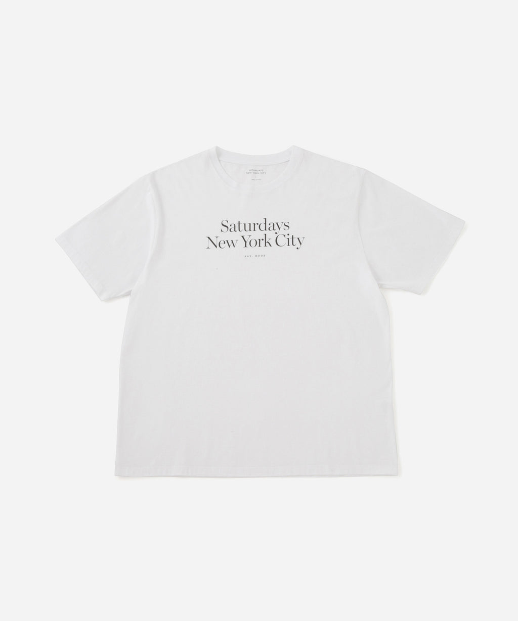 Saturdays NYC Miller Standard Short Sleeve T-Shirt in White