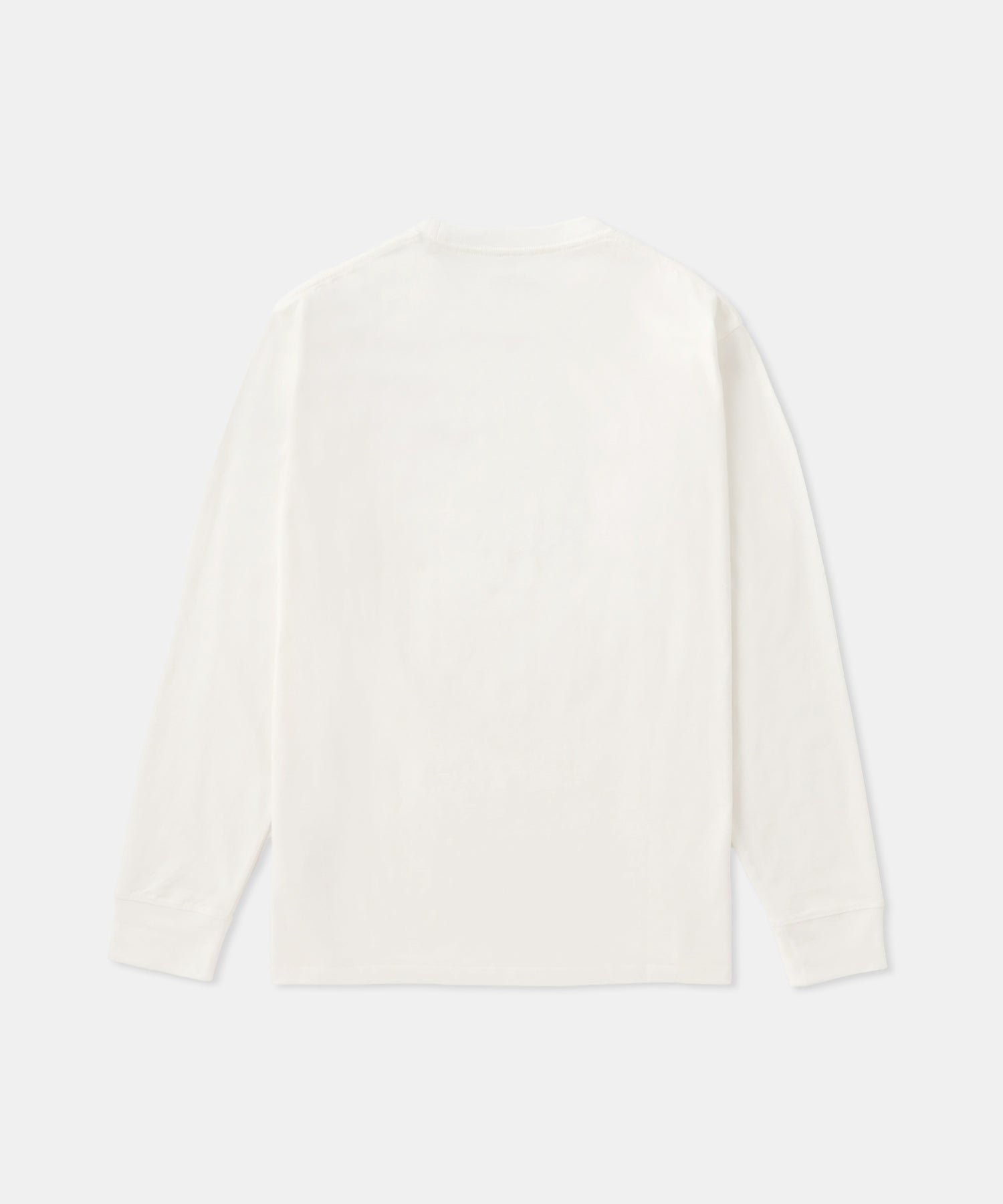 Script Embroidered Long Sleeve Tee