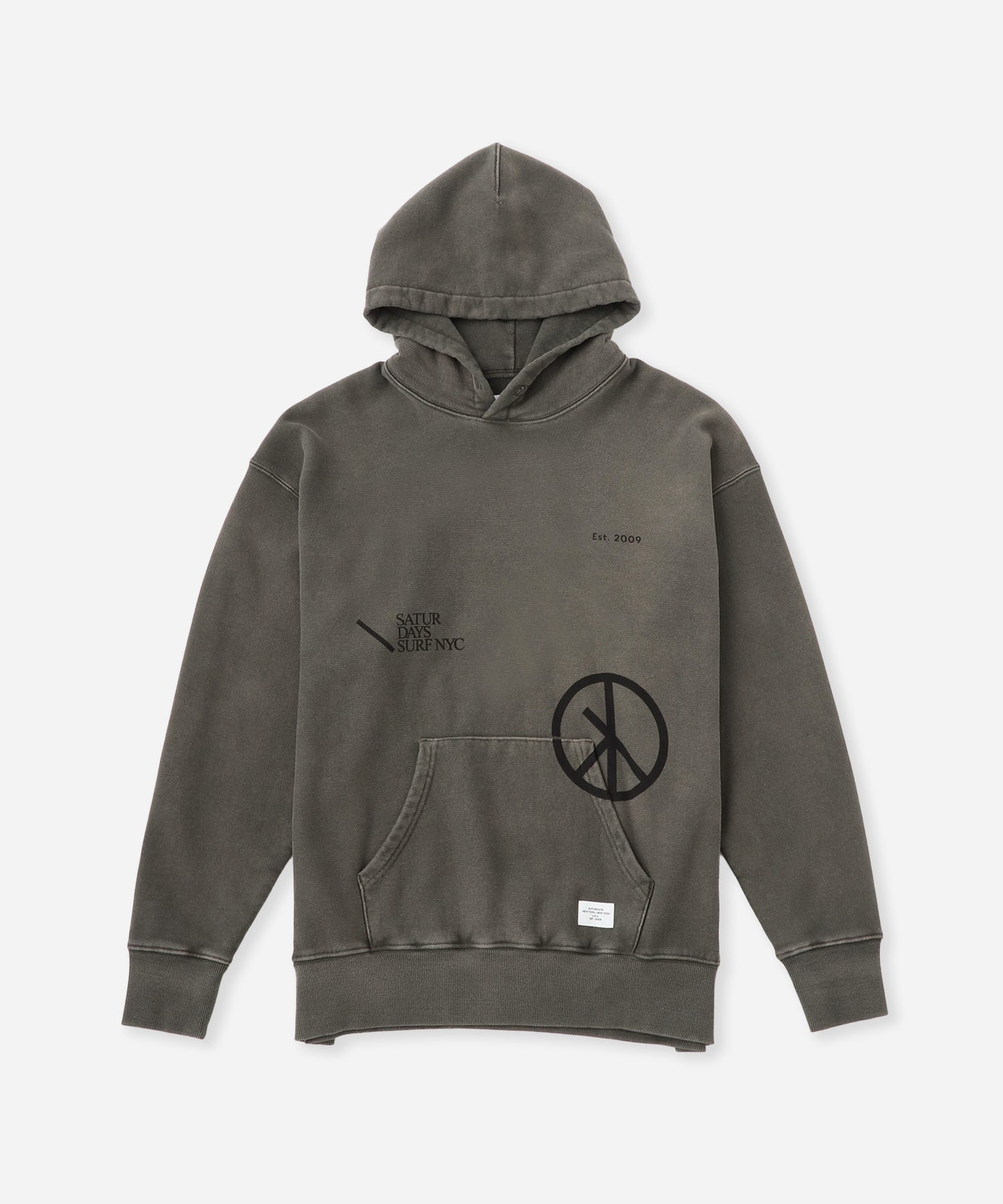 【オリーブ（37）】Warren Sunburned Peace Hoodie Warren Sunburned Peace Hoodie | Saturdays NYC