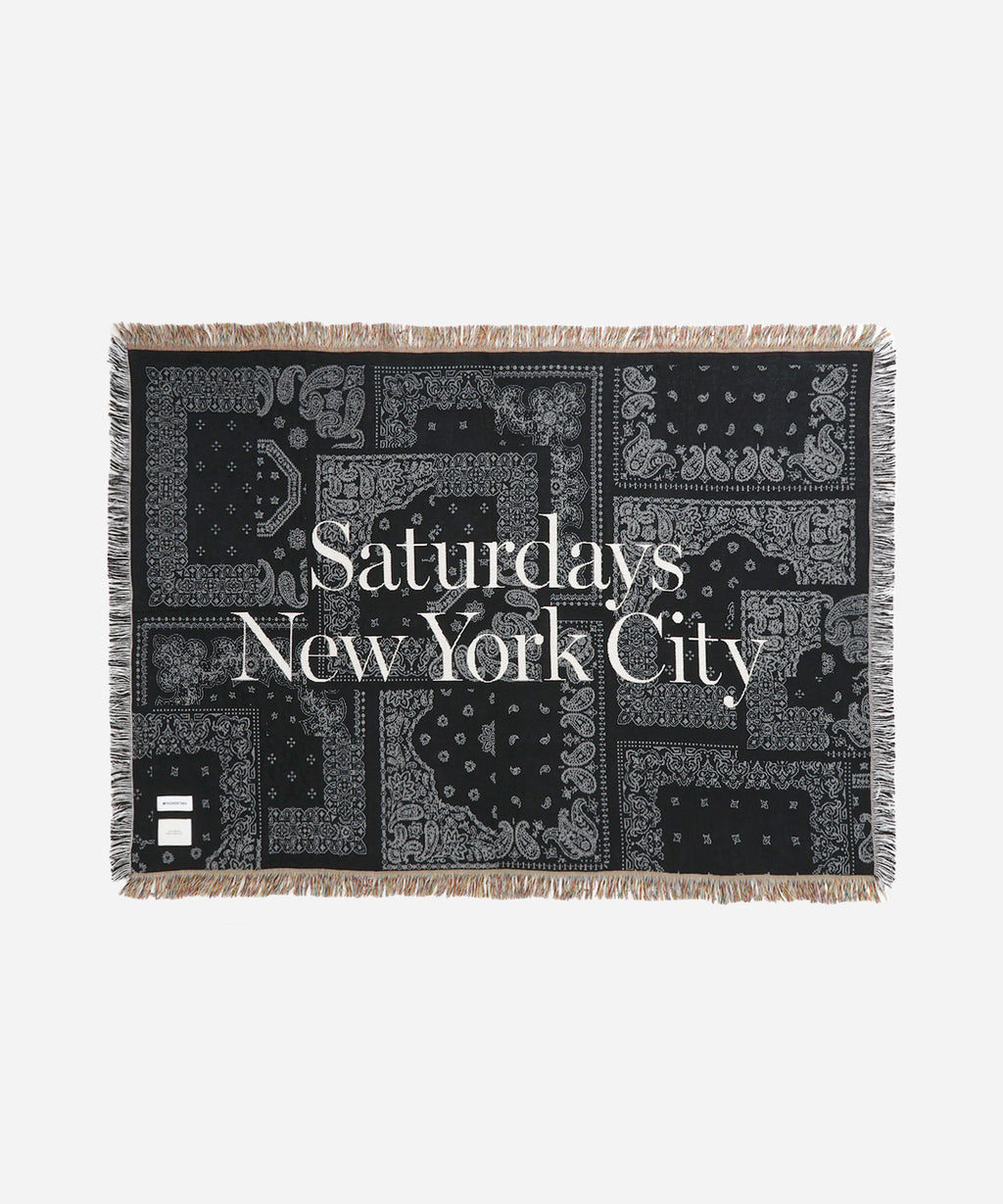 Saturdays NYC MIYAGIHIDETAKA x Saturdays Bandana Throw in Black