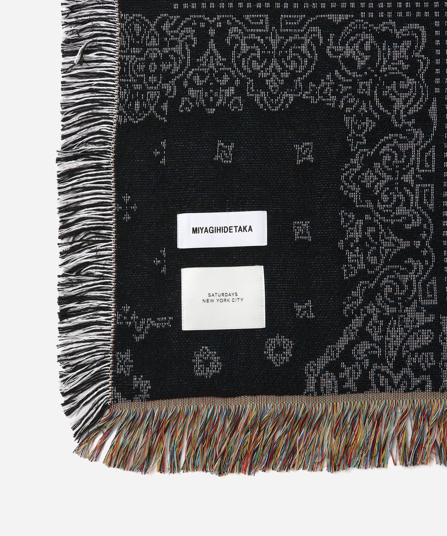 Saturdays NYC MIYAGIHIDETAKA x Saturdays Bandana Throw in Black