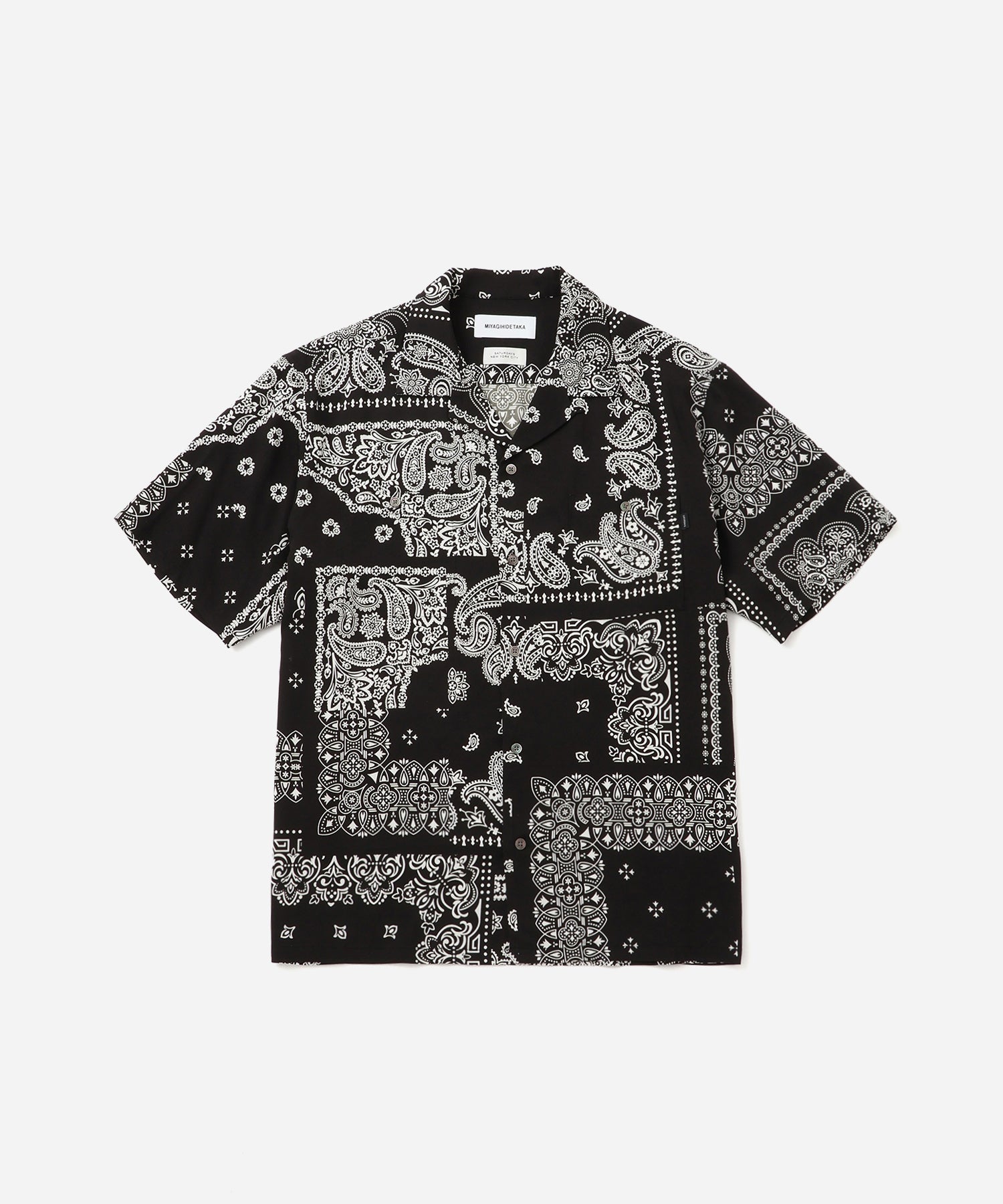 MIYAGIHIDETAKA x Saturdays Bandana Short Sleeve Shirt