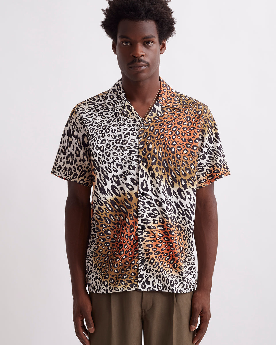Canty Sound Leopard Short Sleeve Shirt | Saturdays NYC (Australia)
