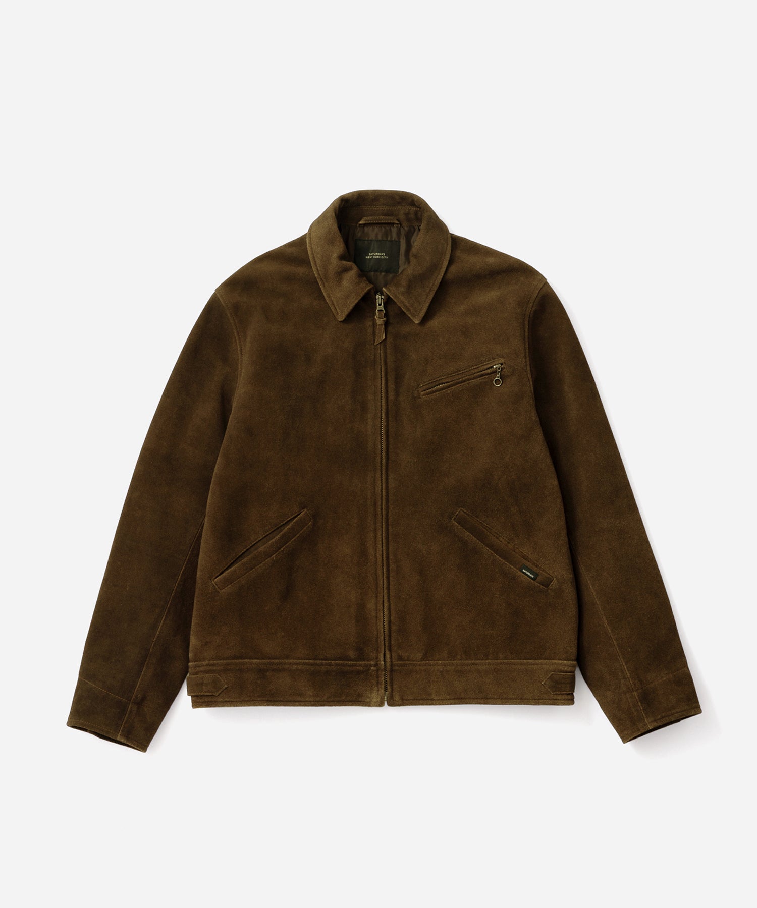 Saturdays NYC Harrisonスエードトラッカージャケット Harrison Suede Jacket | Saturdays NYC