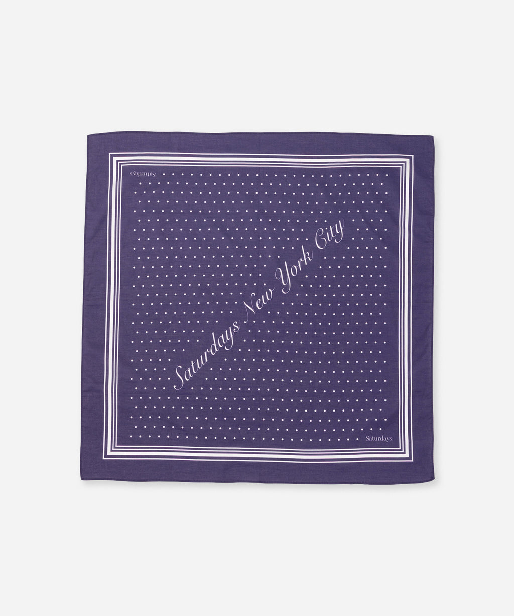Saturdays NYC SNYC Bandana in Navy