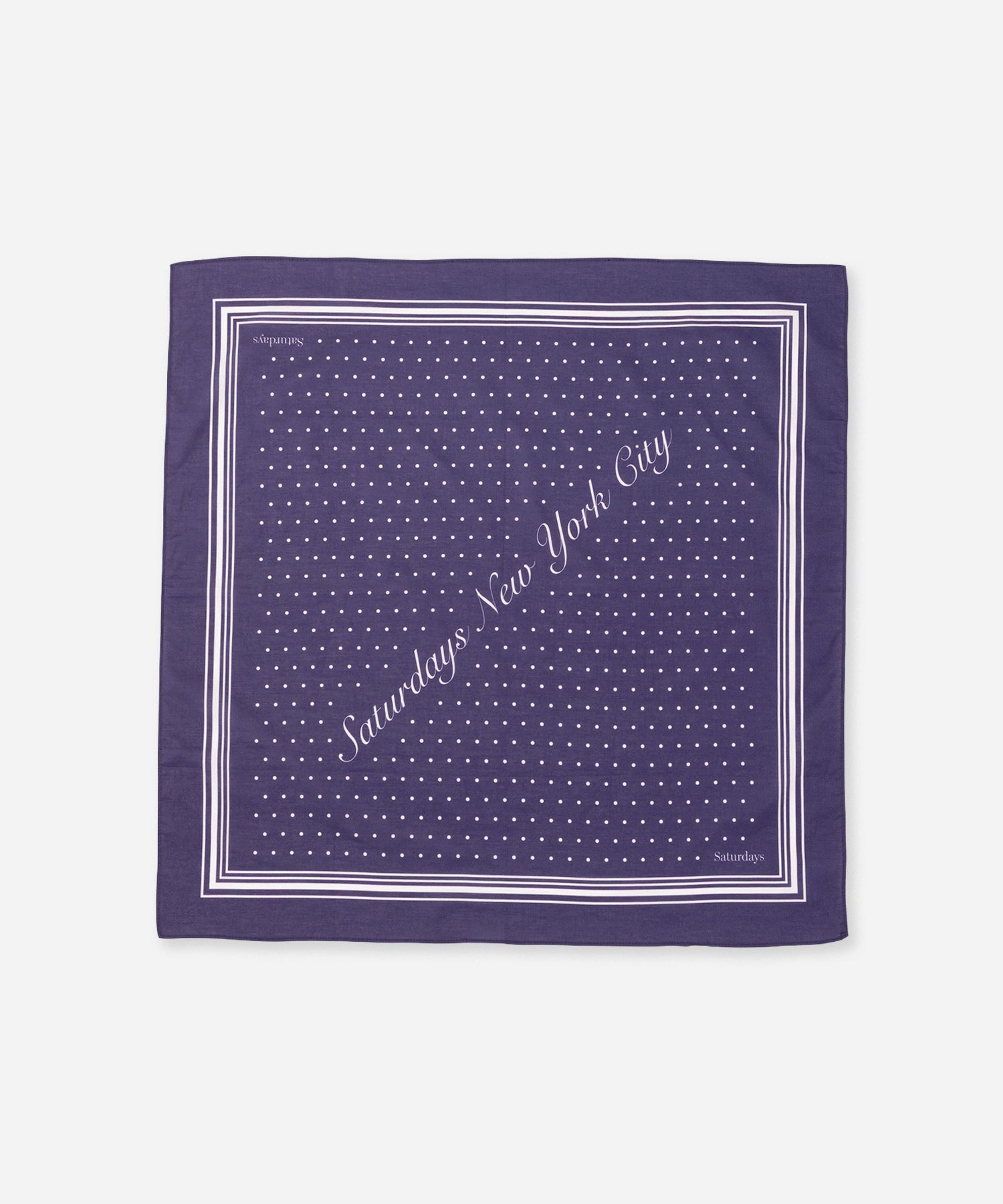 Saturdays NYC SNYC Bandana in Navy