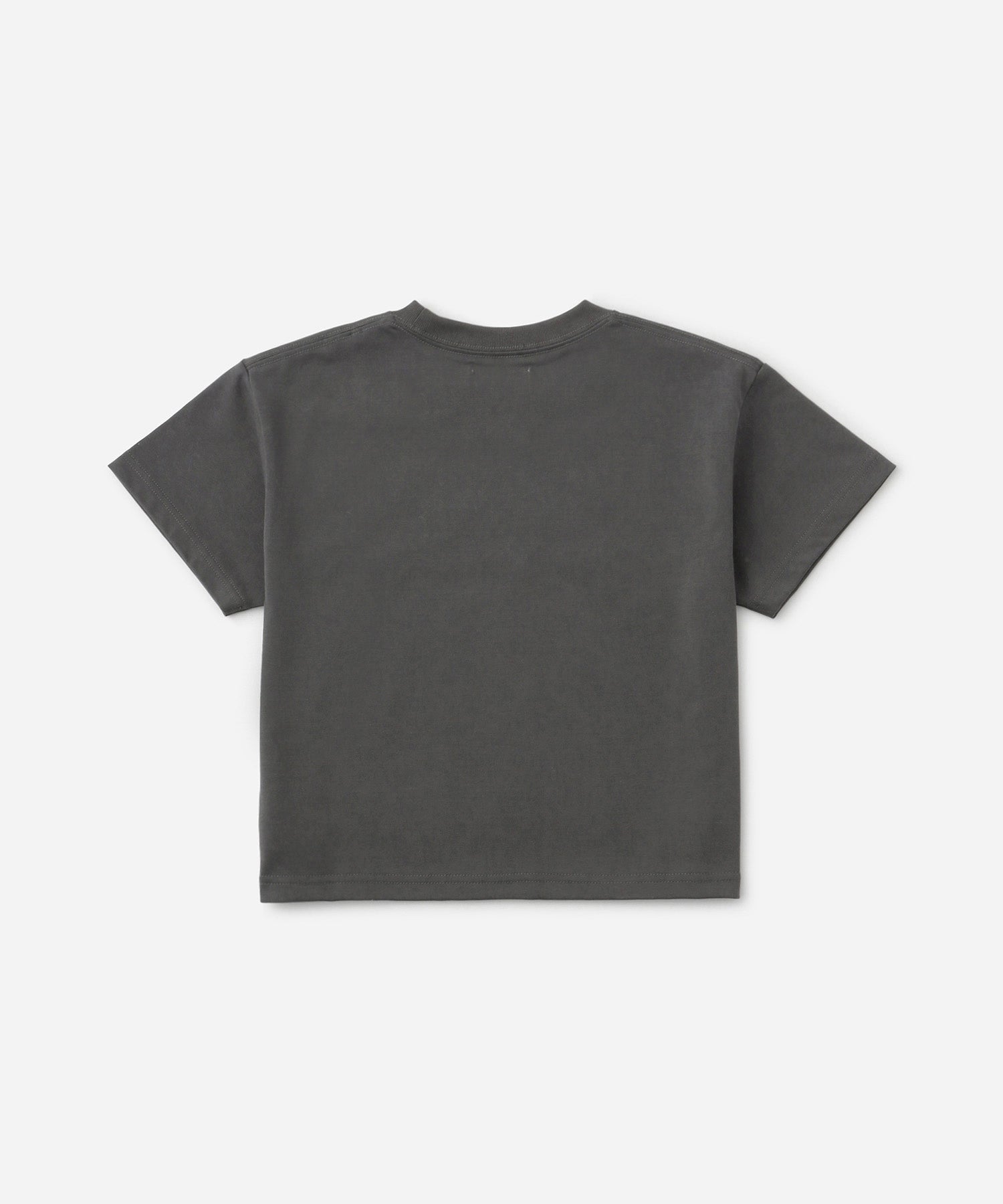 Saturdays NYC Miller Embroidered Short Sleeve Tee in Charcoal