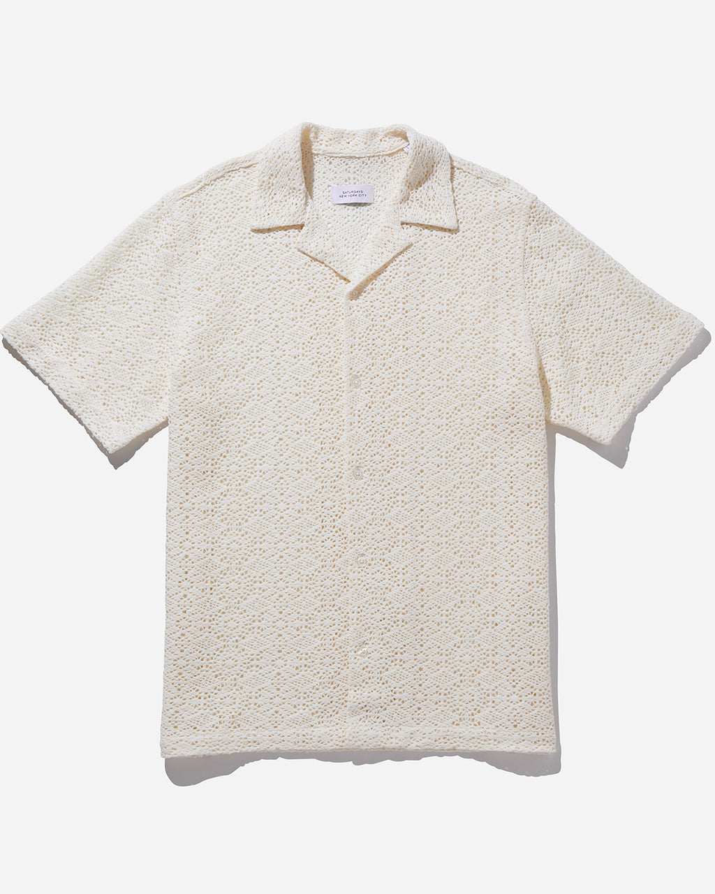 Canty Cotton Mesh Short Sleeve Shirt | Saturdays NYC (Australia)